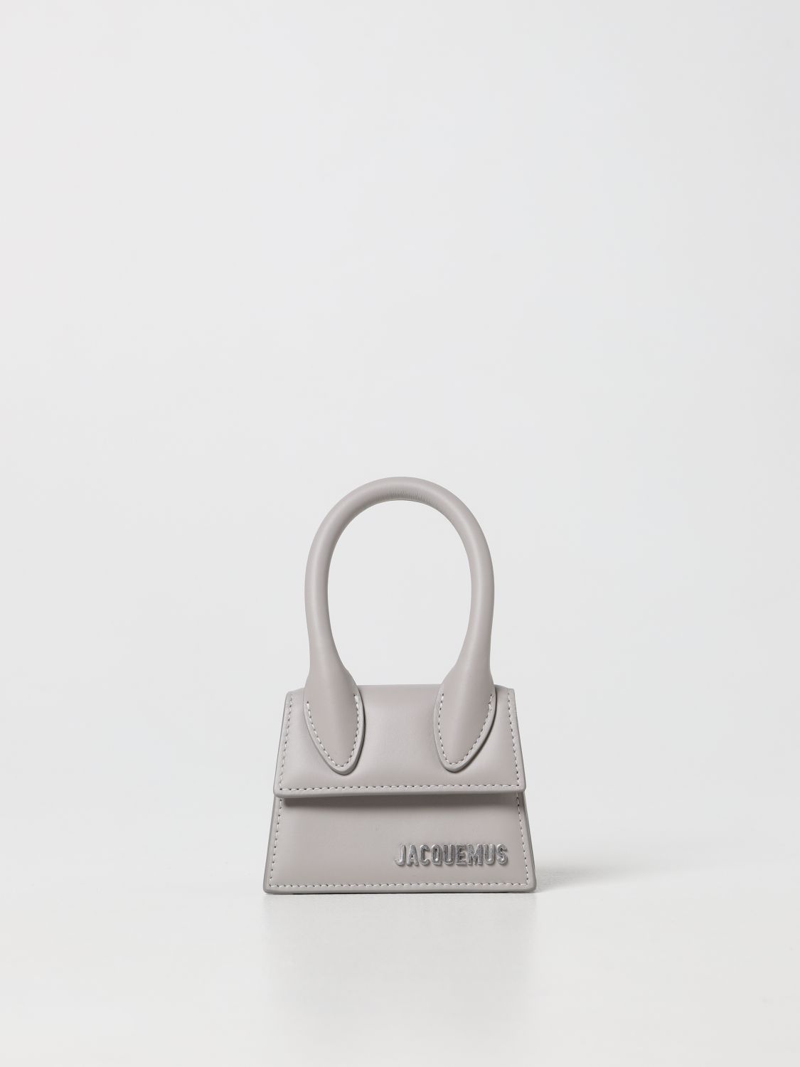 Shoulder bag Jacquemus: Le Chiquito Jacquemus leather bag grey 1
