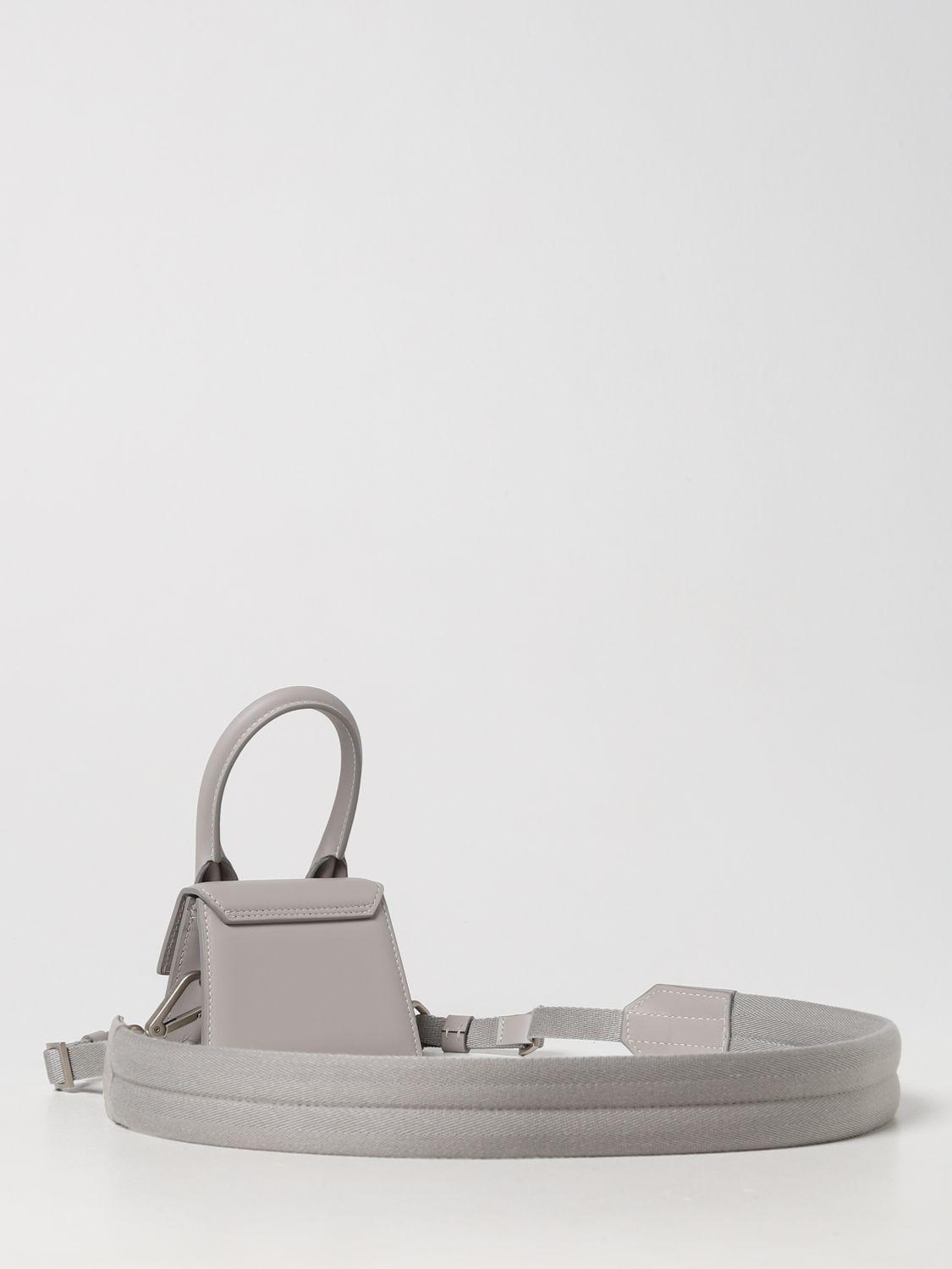 Shoulder bag Jacquemus: Le Chiquito Jacquemus leather bag grey 2