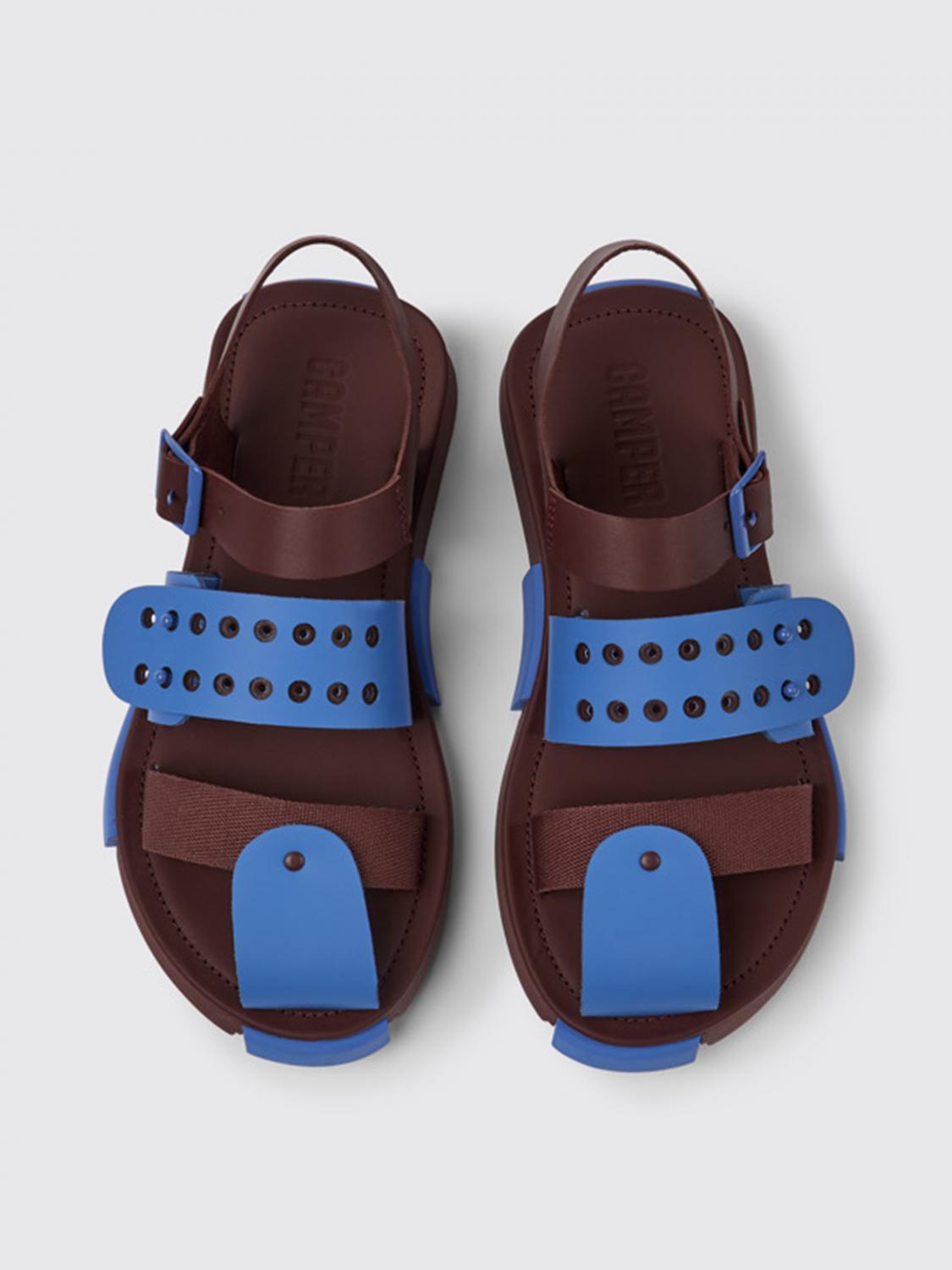Camper Outlet: flat sandals for woman - Multicolor | Camper flat sandals  K201346-002 SET online on GIGLIO.COM