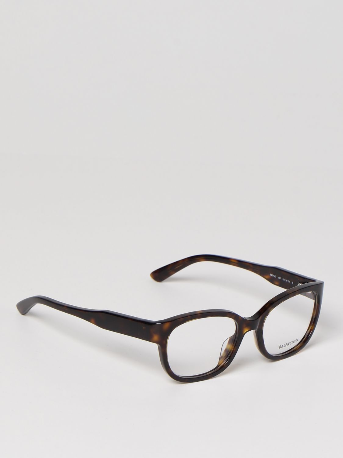 Balenciaga Outlet: acetate eyeglasses - Brown | Balenciaga glasses BB0214O online on GIGLIO.COM