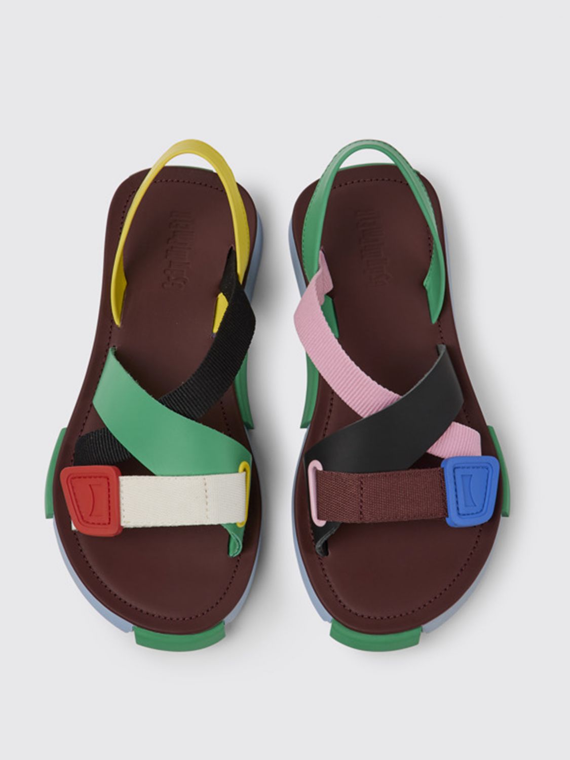 Camper flat sandals for - Multicolor | Camper flat sandals K201345-006 TWINS online on GIGLIO.COM