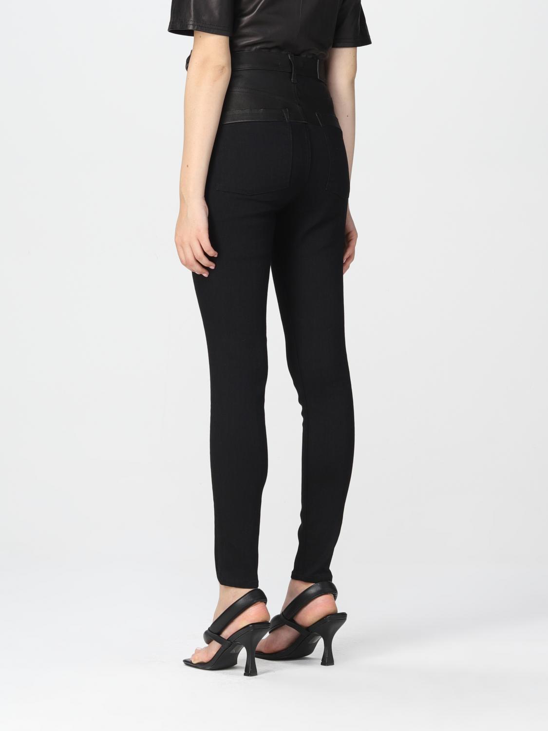 AMIRI: Jeans donna - Nero | Jeans Amiri PS22WDS071 GIGLIO.COM