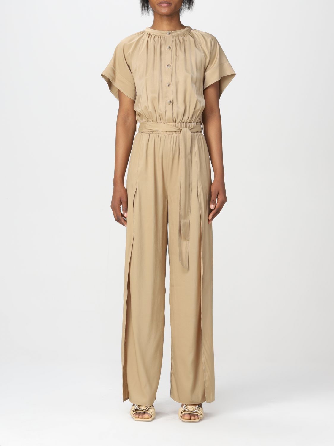 TWINSET: jumpsuits for woman - Sand | Twinset jumpsuits 221TT2150 ...