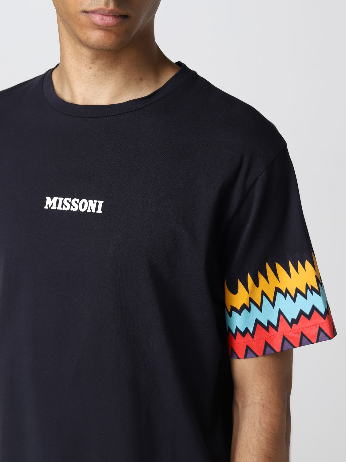 T-shirt Missoni: Missoni t-shirt with contrasting print fa01 3