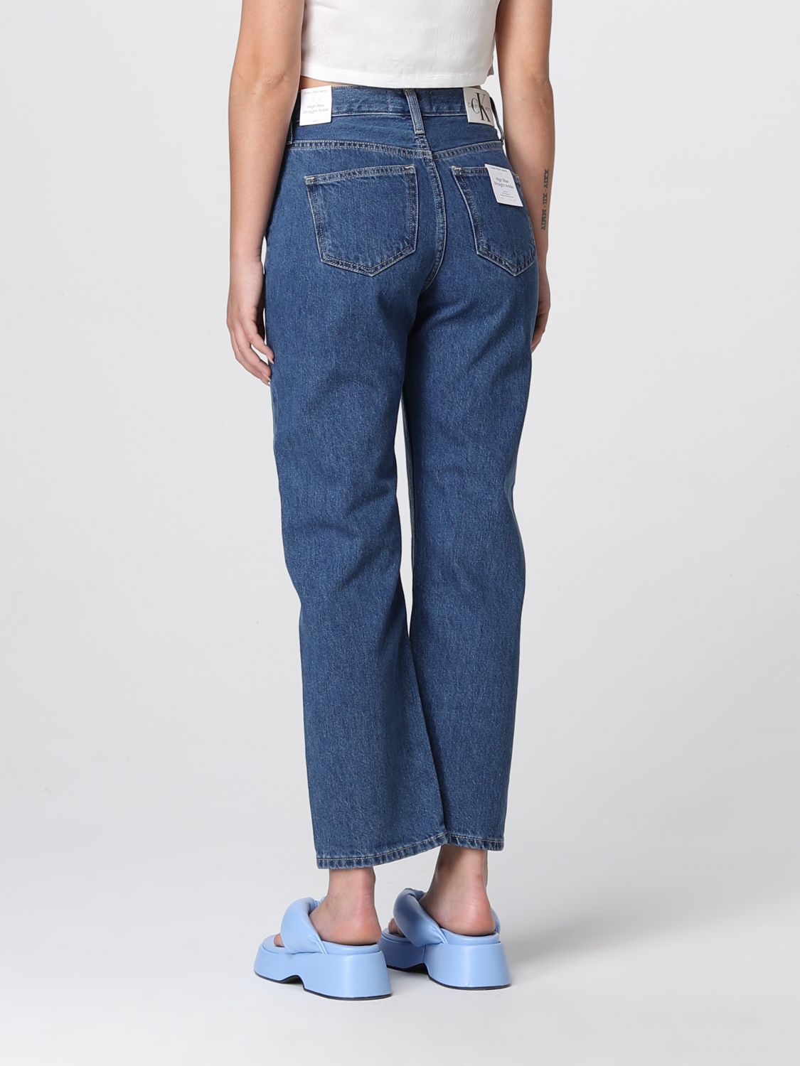 CALVIN KLEIN JEANS: Jeans women - Denim | Jeans Calvin Klein Jeans ...