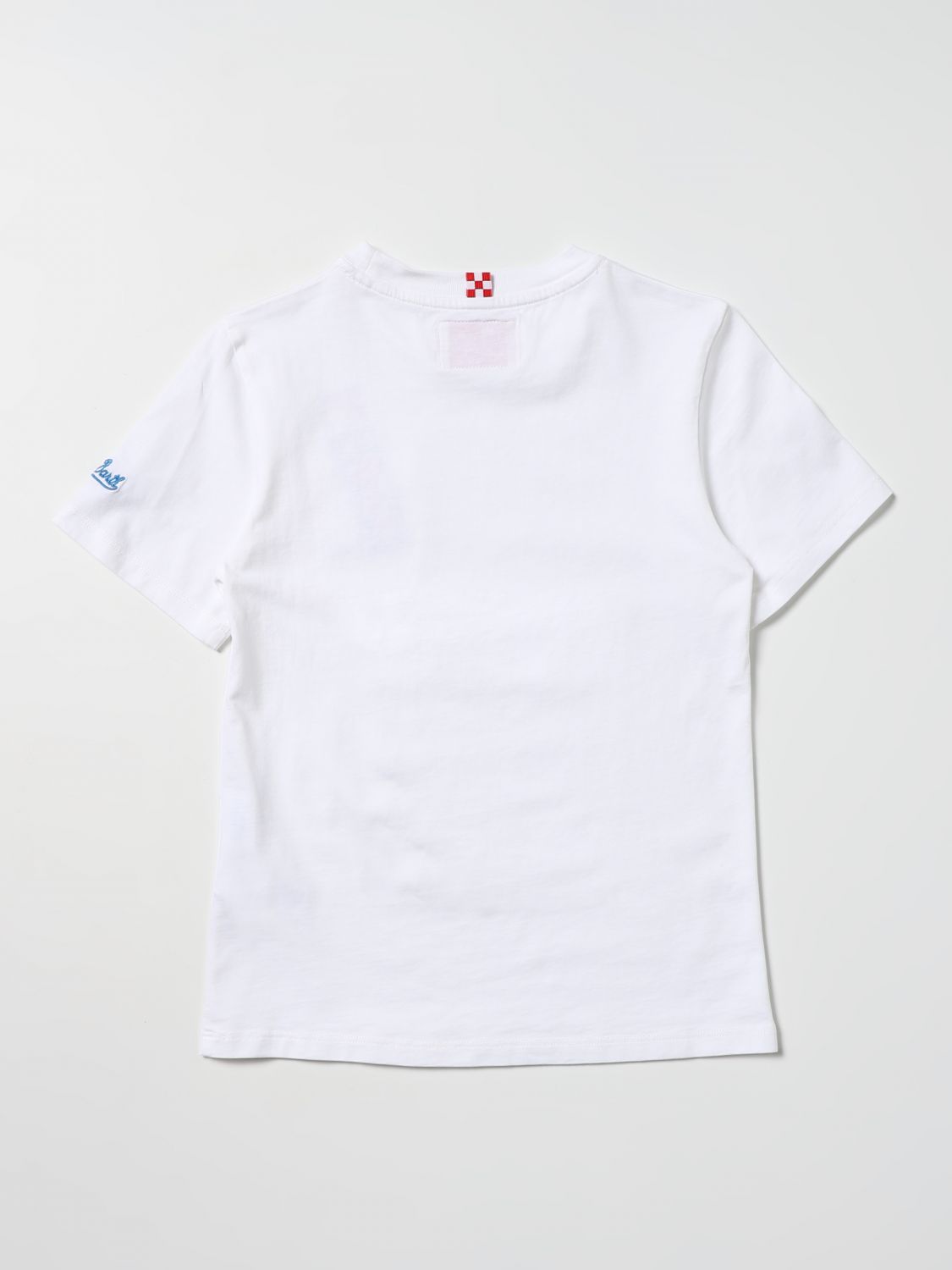 T-shirt Mc2 Saint Barth: T-shirt Mc2 Saint Barth con logo bianco 2