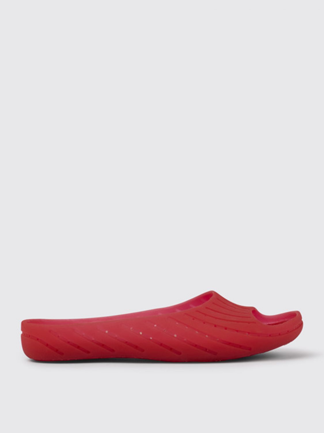 Camper Flat Sandals  Women In Red