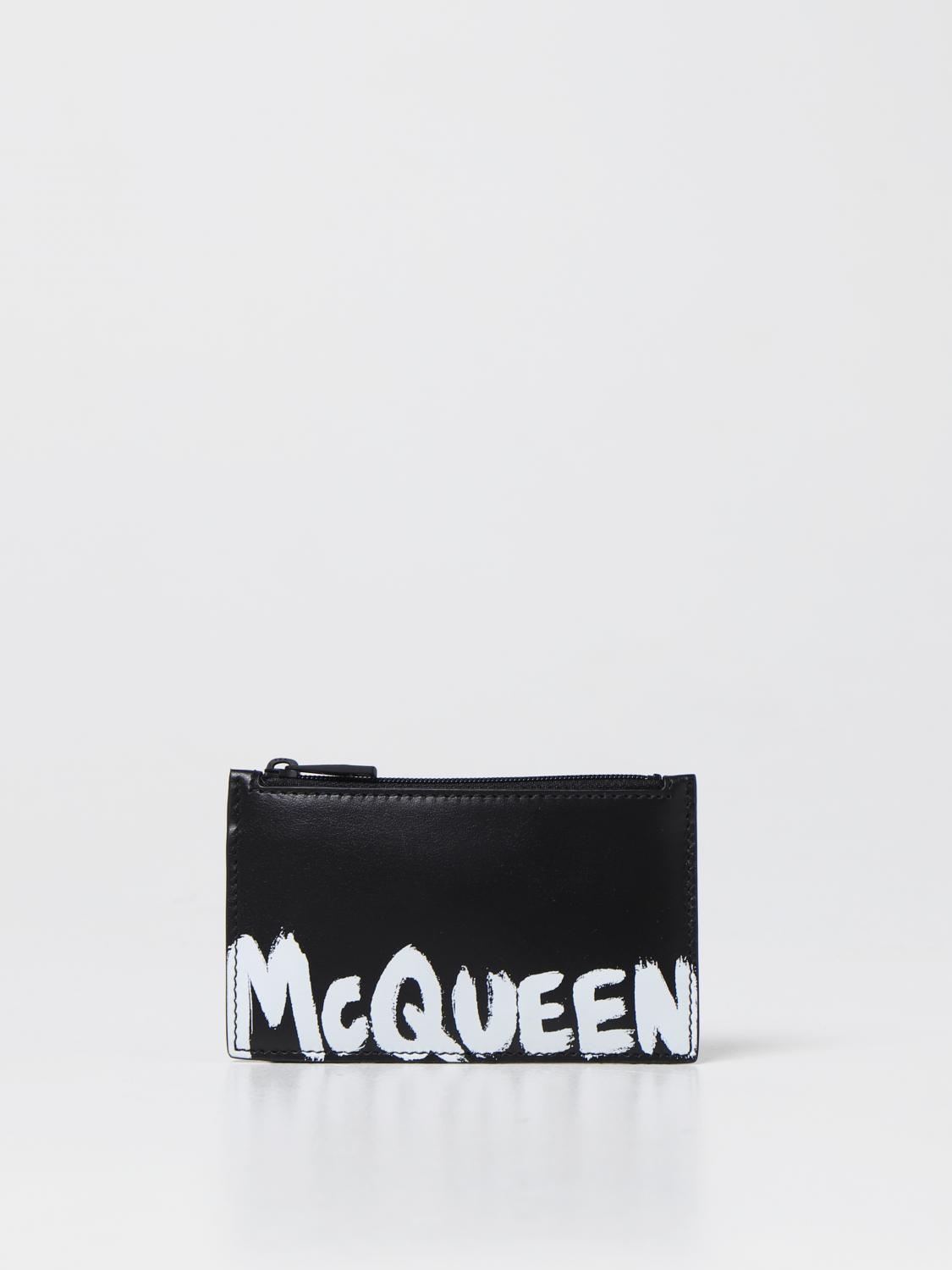 Alexander Mcqueen Wallet  Men In Black