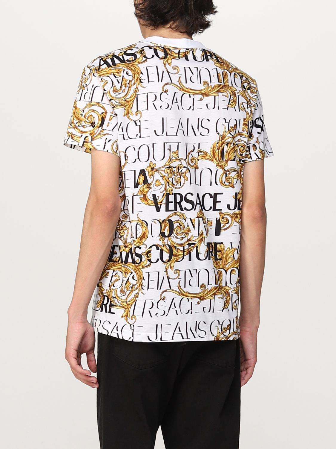 VERSACE JEANS COUTURE: t-shirt for man - White | Versace Jeans 