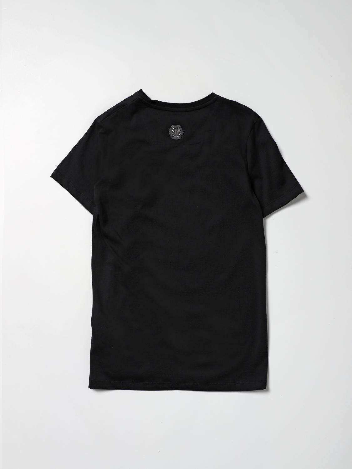 PHILIPP PLEIN: T-shirt kids - Black | T 
