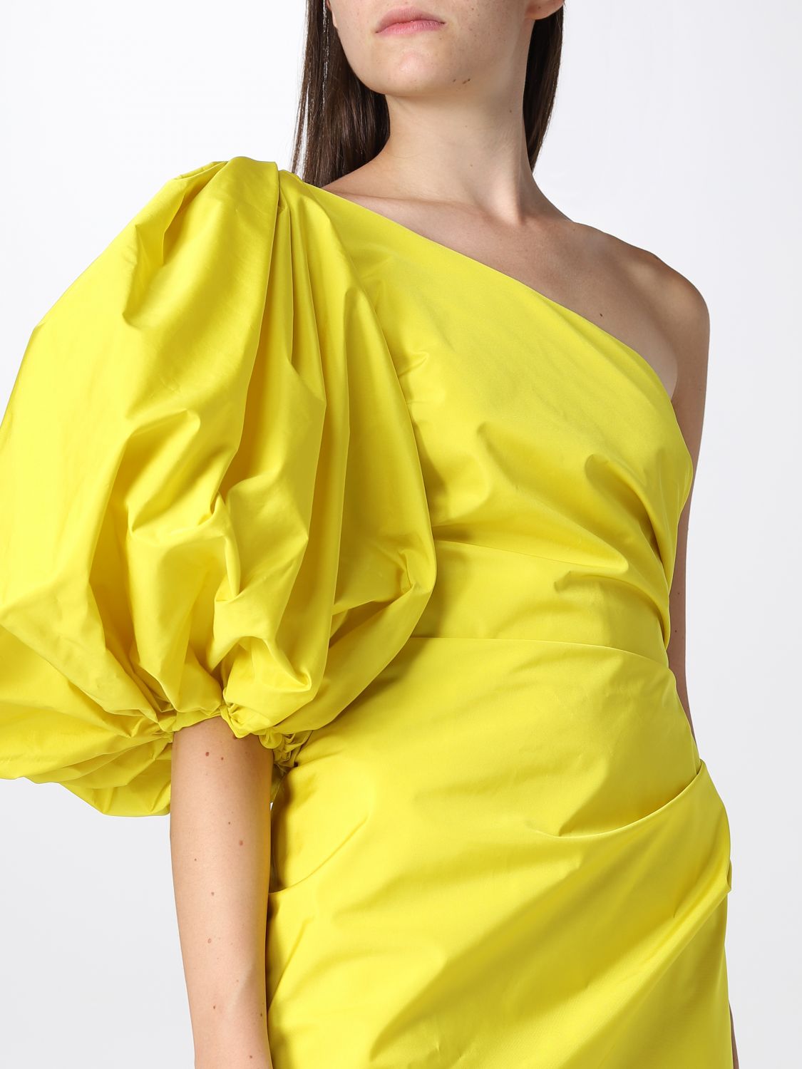 PINKO: dress for woman - Yellow | Pinko dress 1N13JR8173 online on ...