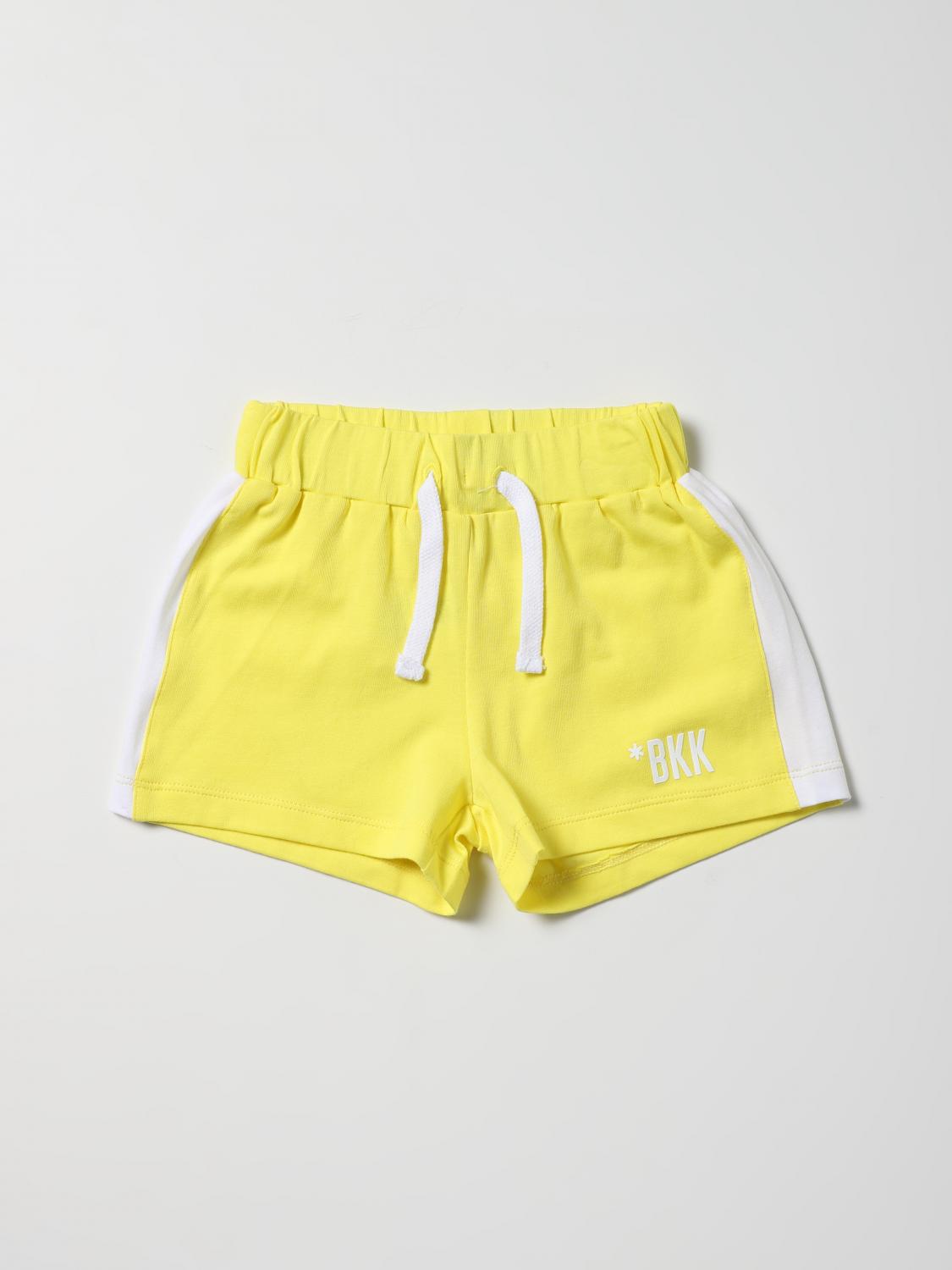 BIKKEMBERGS: Shorts kids - Yellow | Shorts Bikkembergs BK0930 GIGLIO.COM