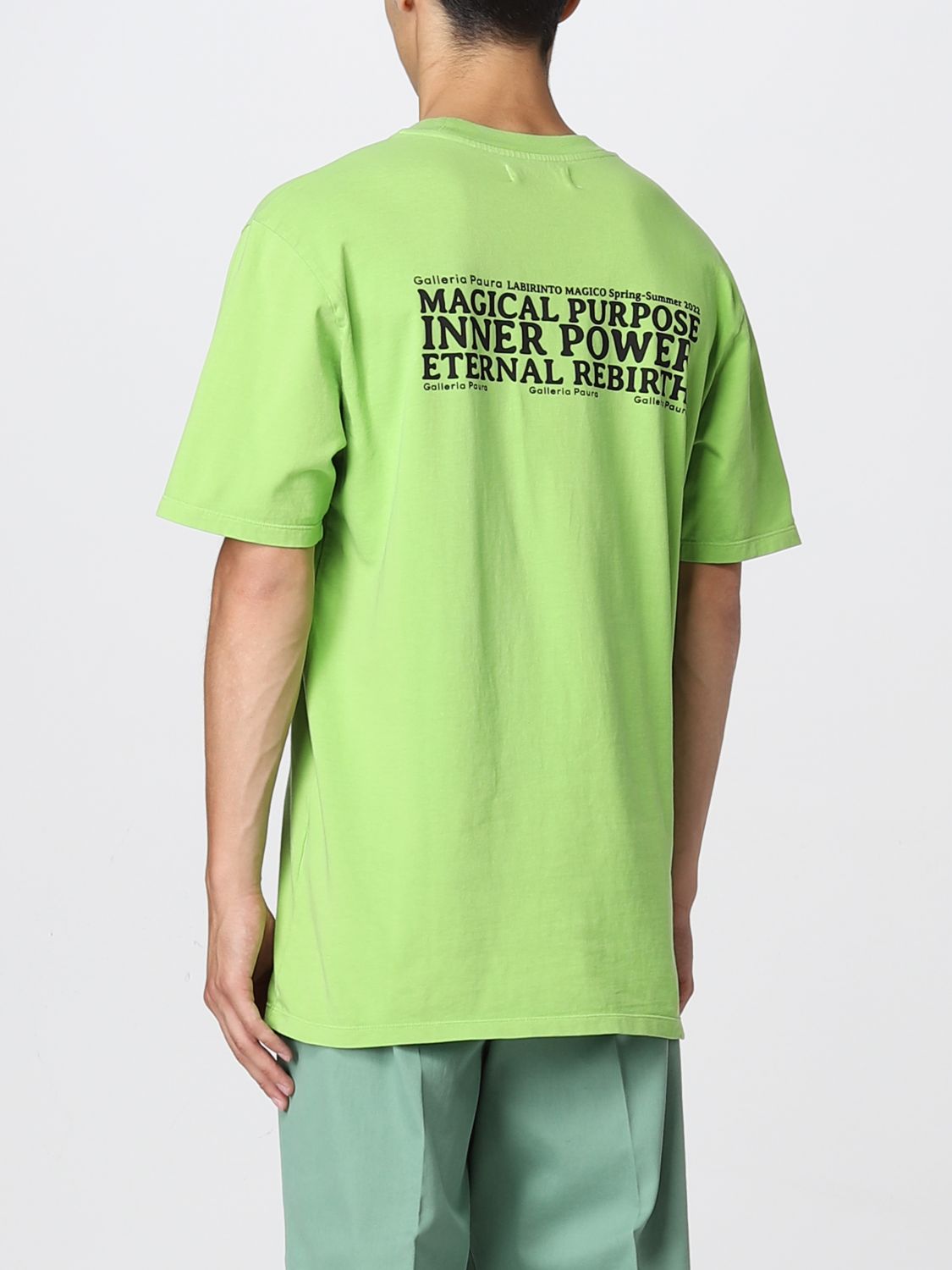 T恤 Paura: T恤 男士 Paura 酸性绿 3