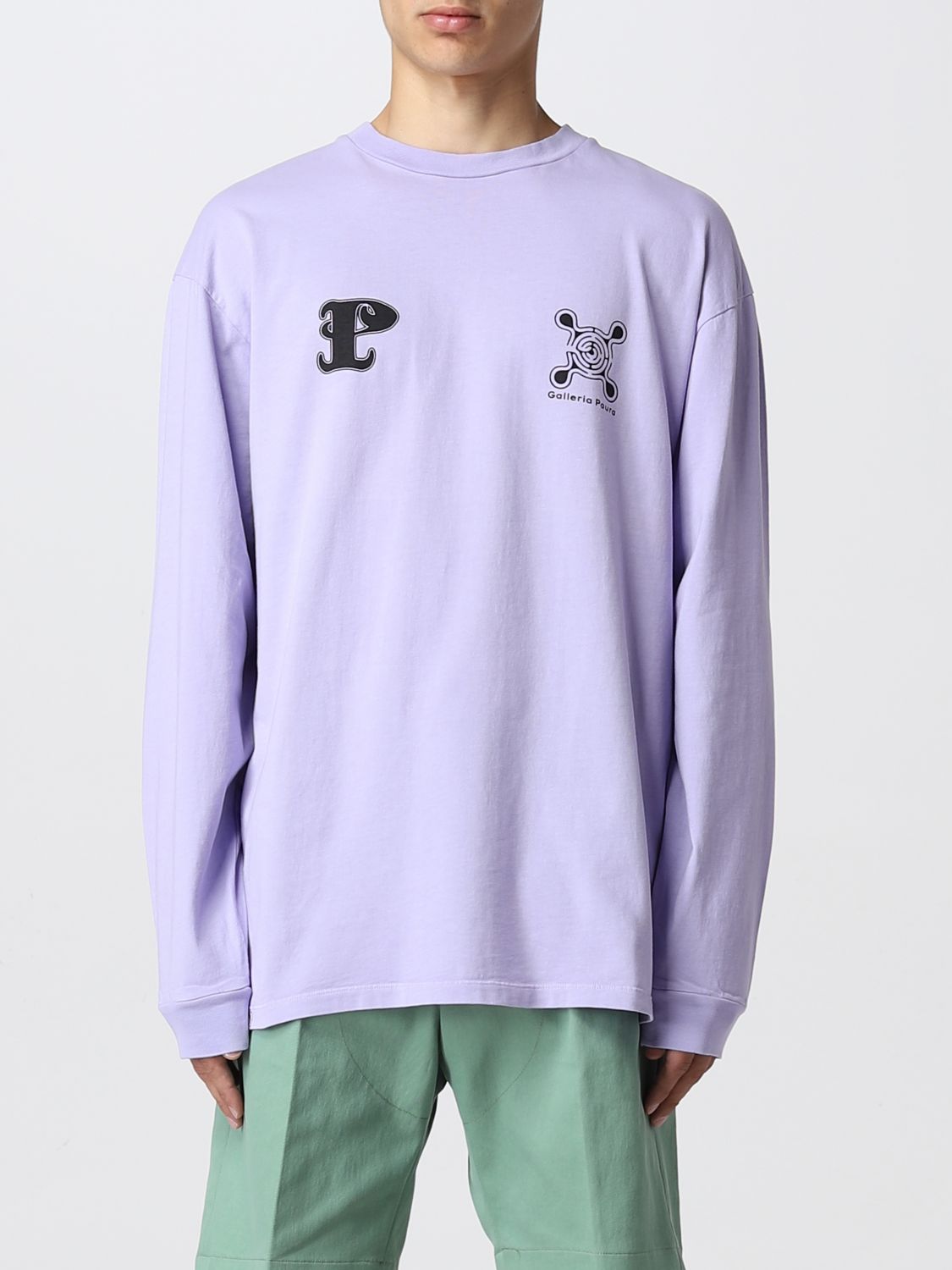 T恤 Paura: T恤 男士 Paura 淡紫色 1