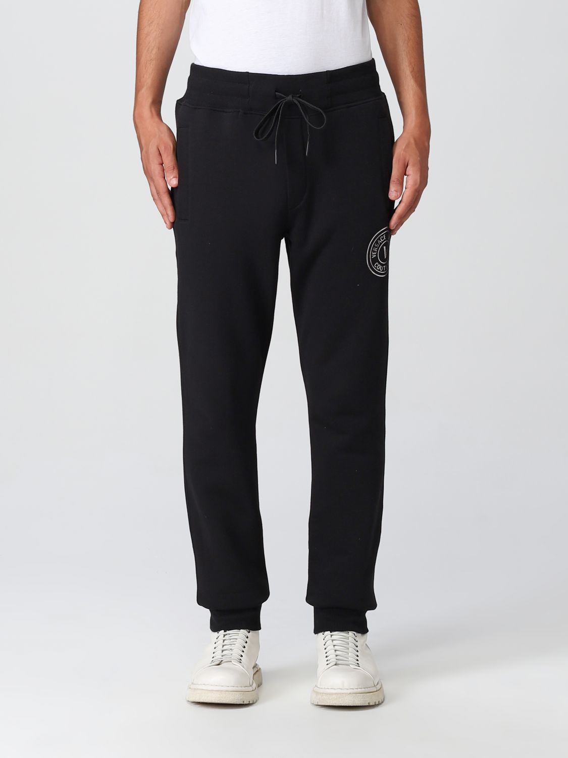 Trousers Versace Jeans Couture: Versace Jeans Couture trousers for men black 1 1