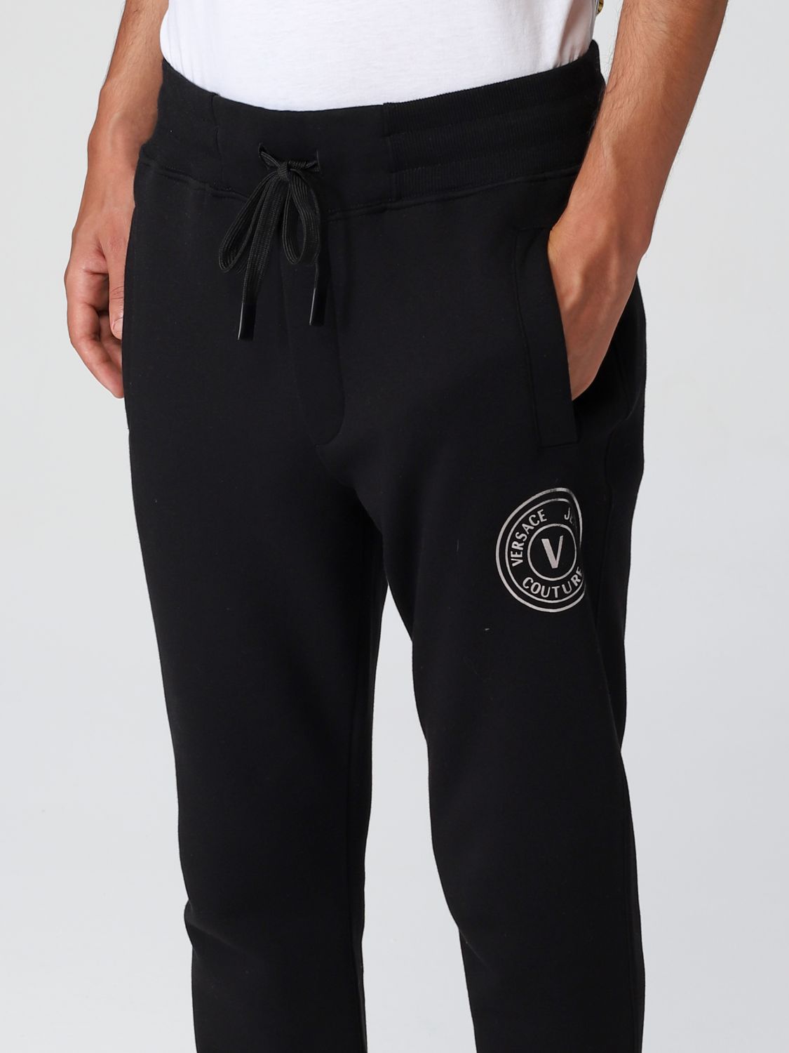 Trousers Versace Jeans Couture: Versace Jeans Couture trousers for men black 1 3
