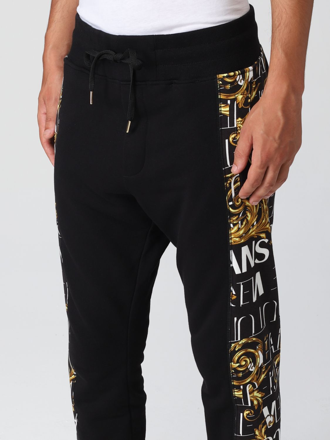 Trousers Versace Jeans Couture: Versace Jeans Couture trousers for men black 1 4