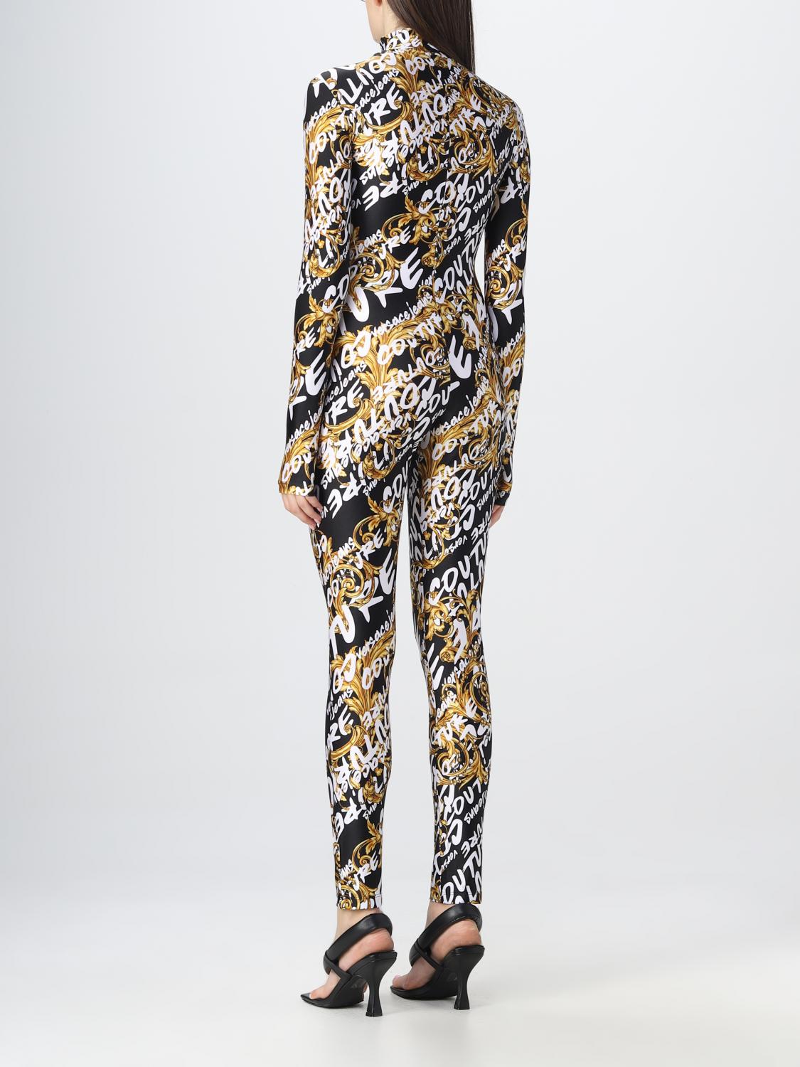 VERSACE JEANS COUTURE jumpsuits for women Black Versace Jeans