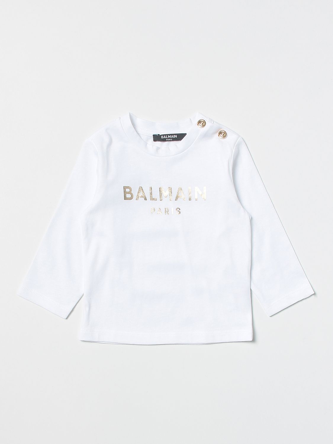 T-Shirt Balmain: Balmain Baby T-Shirt weiß 1
