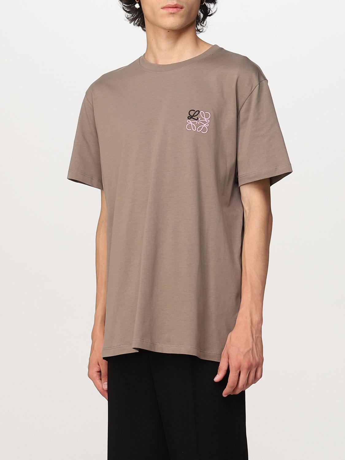 LOEWE: Tシャツ メンズ - グレー | Tシャツ Loewe H526Y22J26 GIGLIO.COM