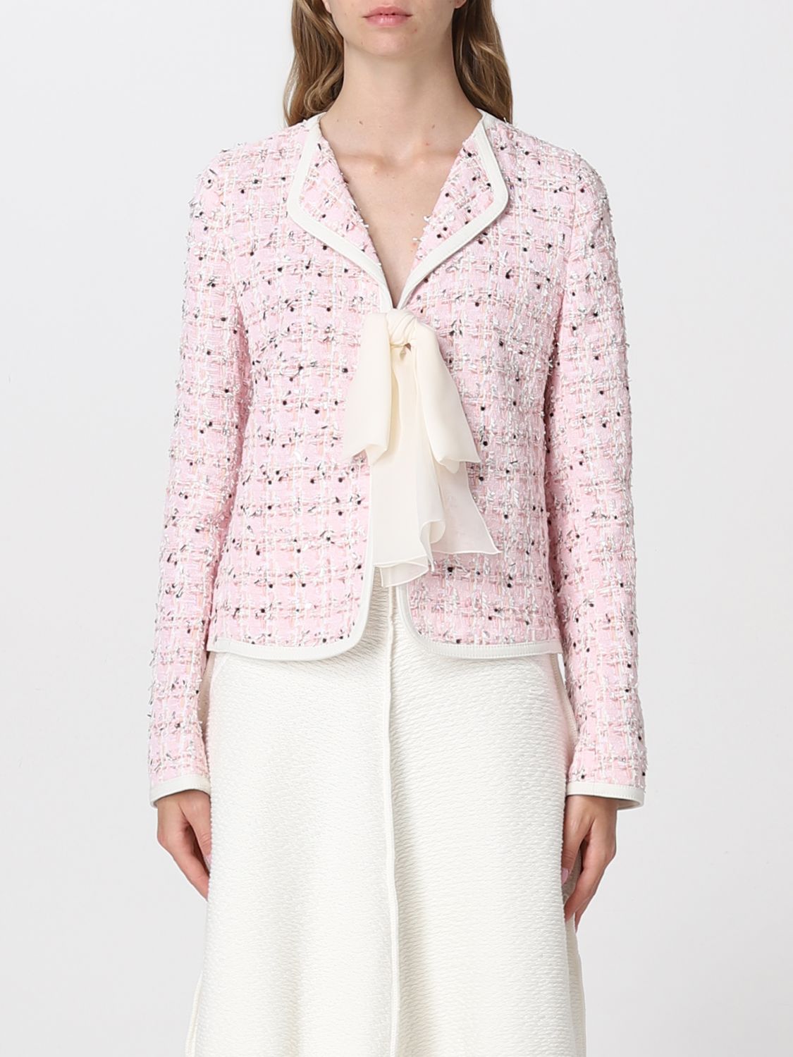 GIAMBATTISTA VALLI: jacket for woman - Pink  Giambattista Valli jacket  22SSPVCA6021 online at