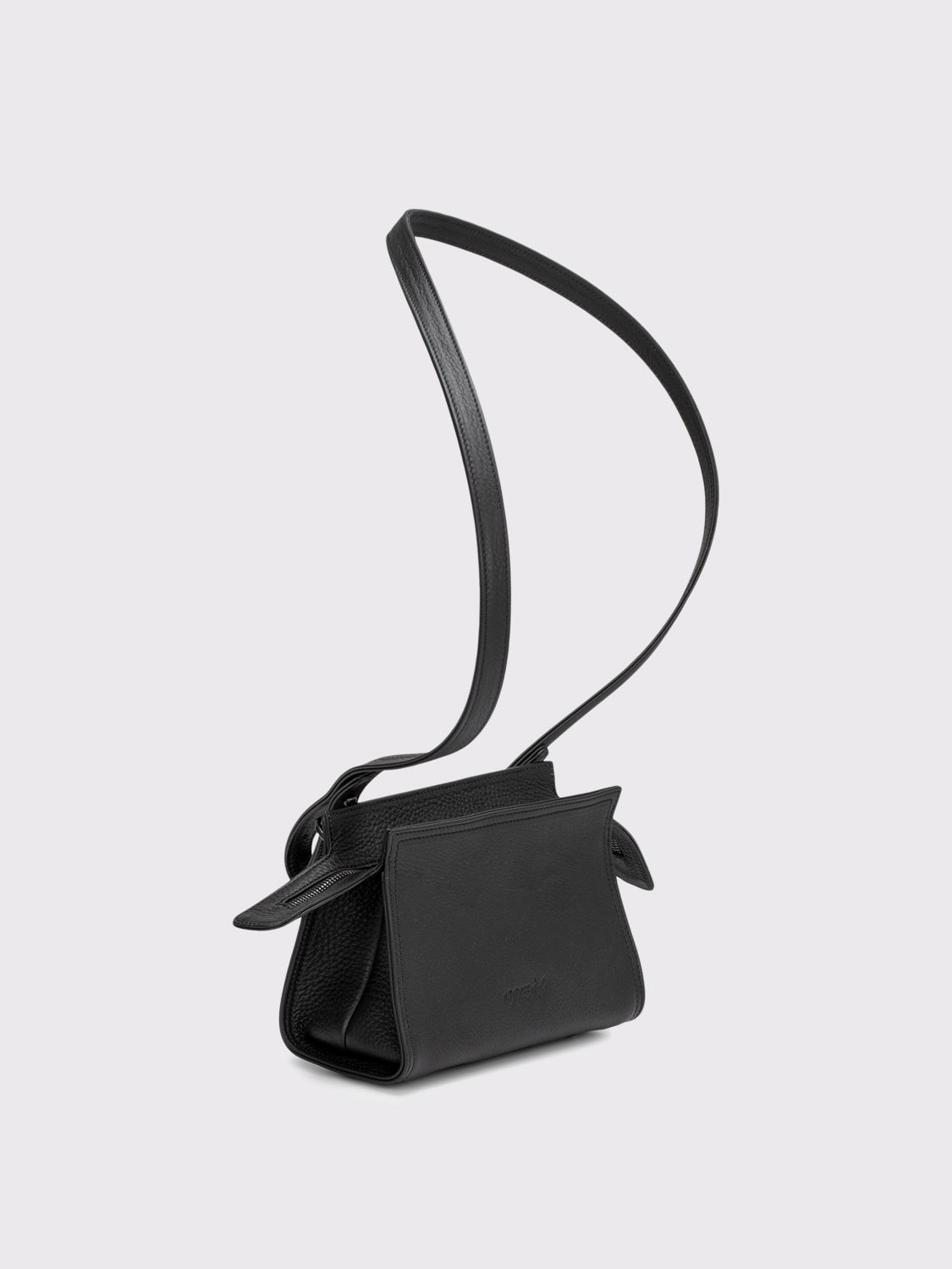 Mini bag Marsèll: Marsèll Curvina bag in grained leather black 2