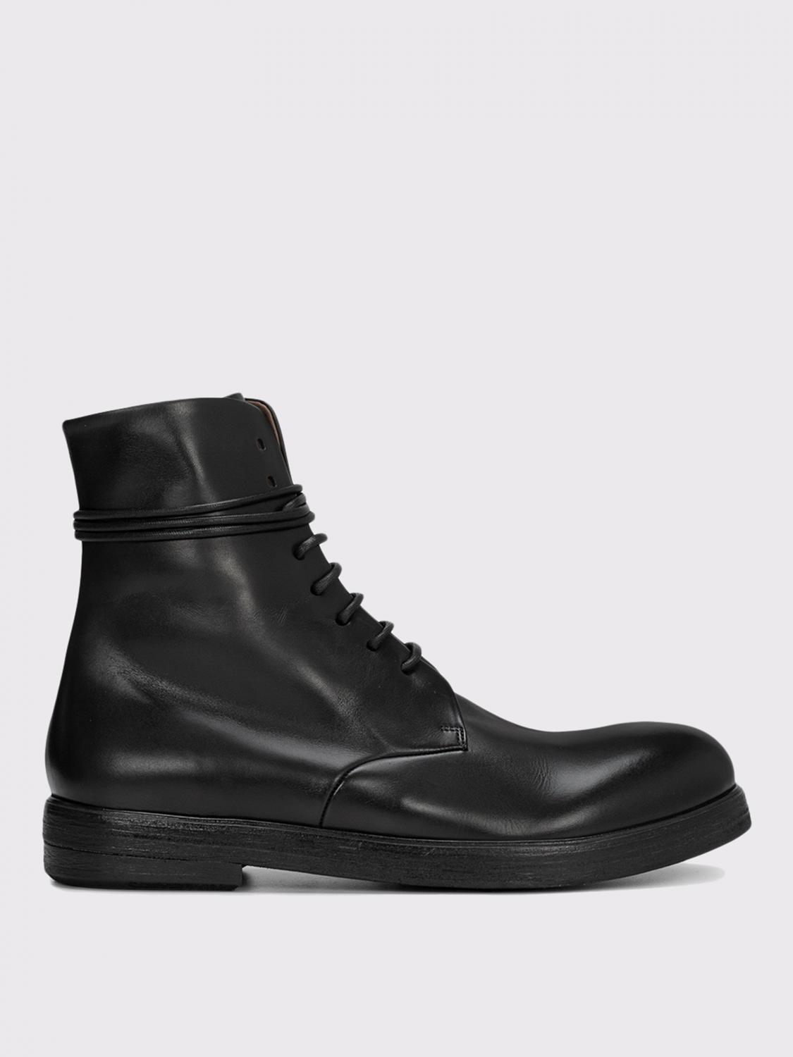 Boots Marsèll: Marsèll Zucca Wedge ankle boot in leather black 1