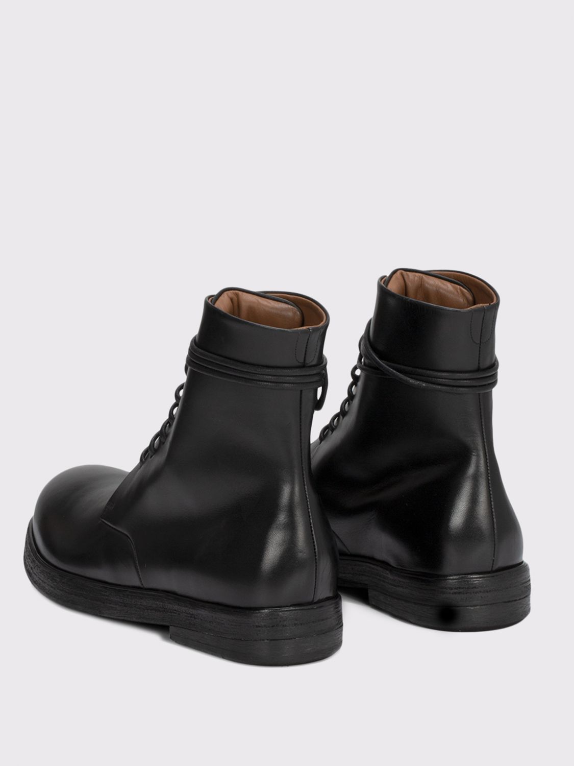 Boots Marsèll: Marsèll Zucca Wedge ankle boot in leather black 3