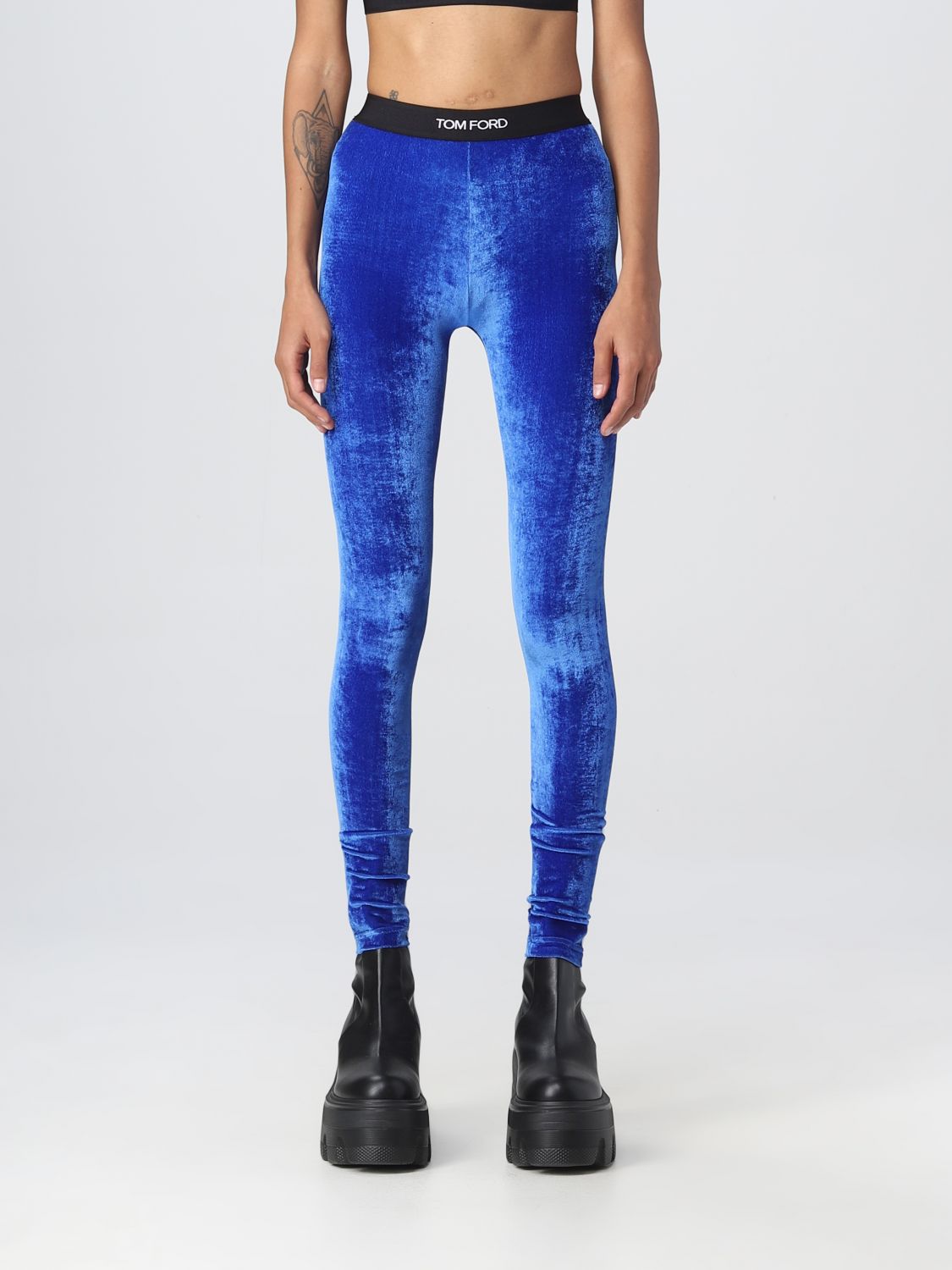 TOM FORD: pants for woman - Blue 1 | Tom Ford pants PAJ121FAX699 online on  