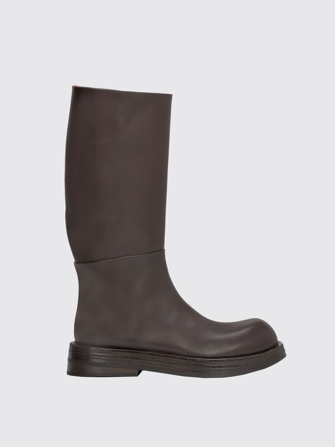 Boots Marsèll: Marsèll Musona boot in leather dark 1