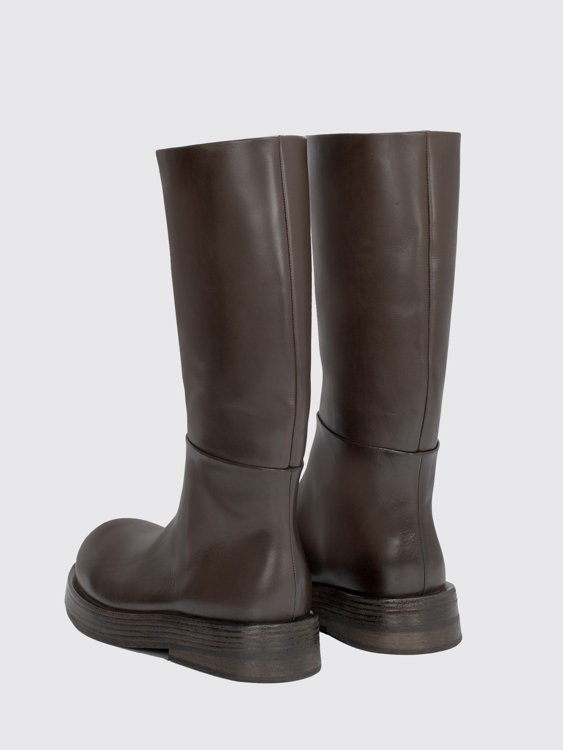 Boots Marsèll: Marsèll Musona boot in leather dark 3