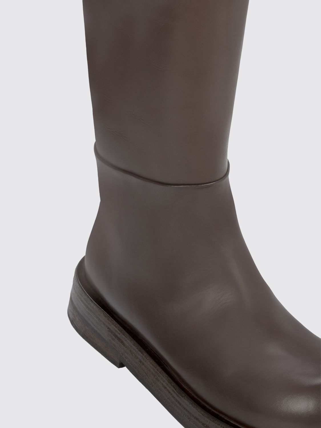 Boots Marsèll: Marsèll Musona boot in leather dark 4