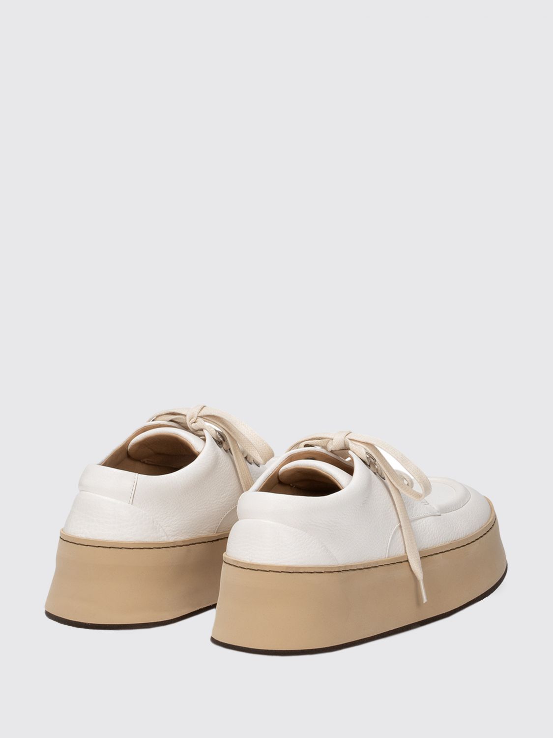 Zapatos de cordones Marsèll: Zapatos de cordones Marsèll para mujer blanco 3