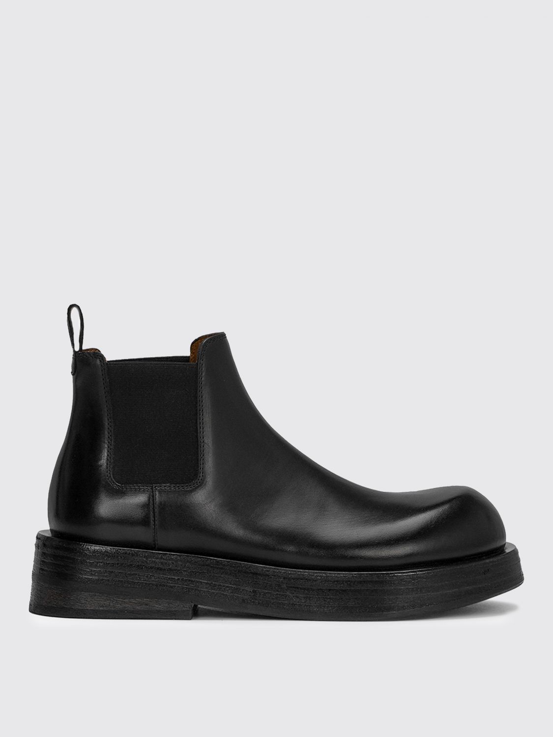 Flat booties Marsèll: Marsèll Musona ankle boot in leather black 1