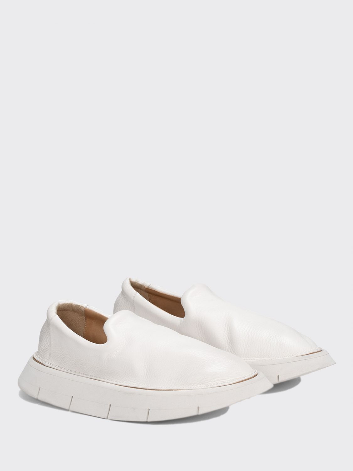Loafers Marsèll: Marsèll Carved Moccasin in leather white 2