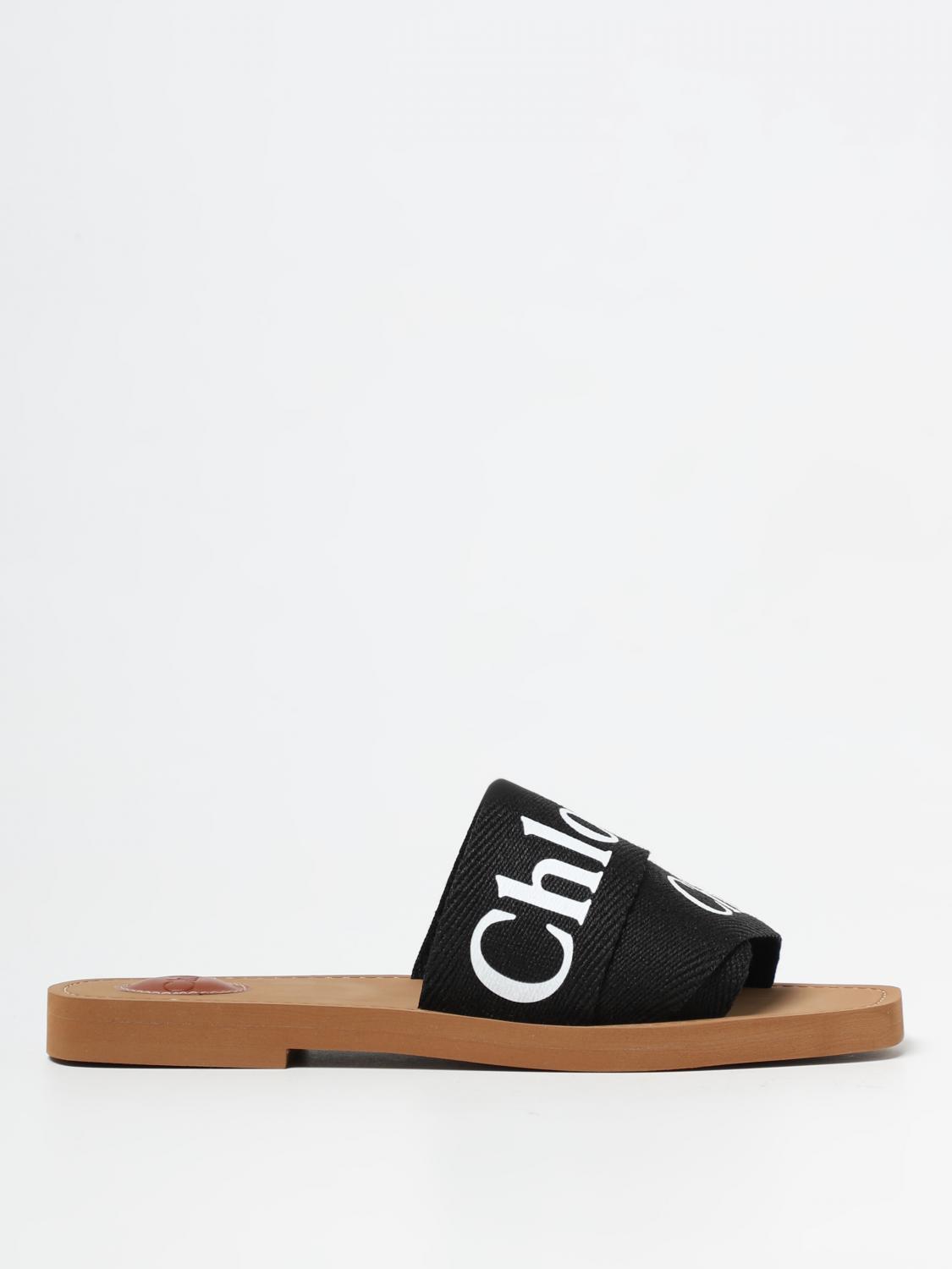 chloe ribbon sandals