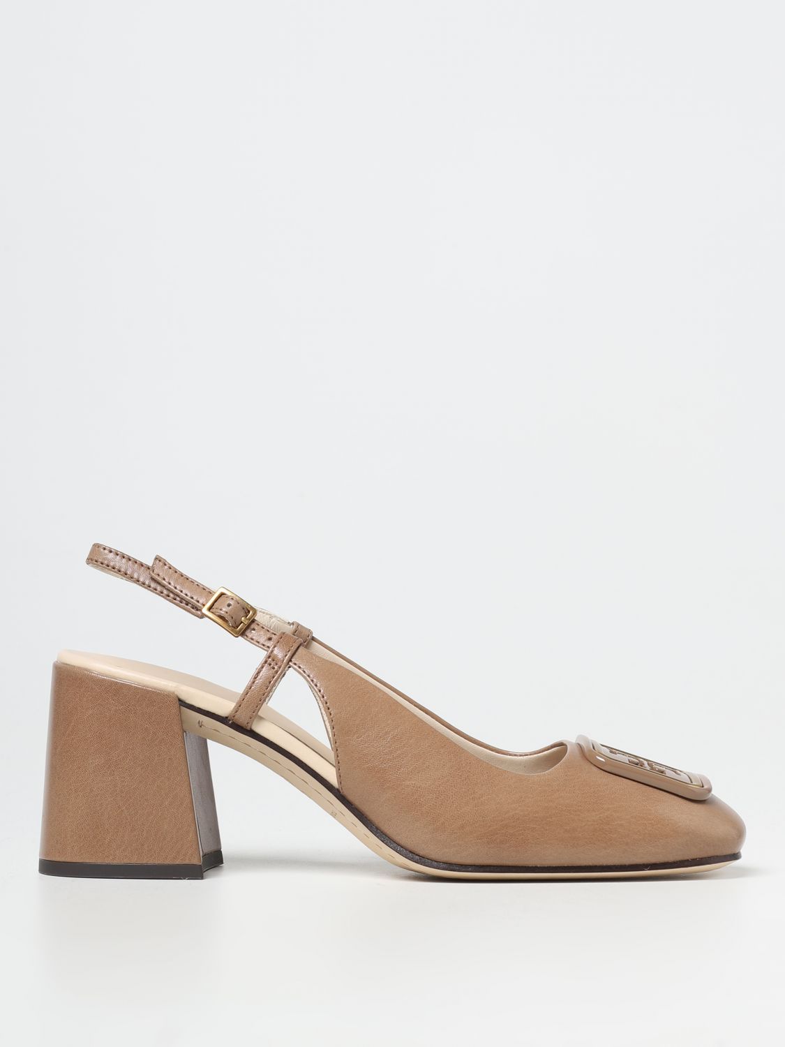 TORY BURCH: high heel shoes for woman - Natural | Tory Burch high heel shoes  136335 online on 
