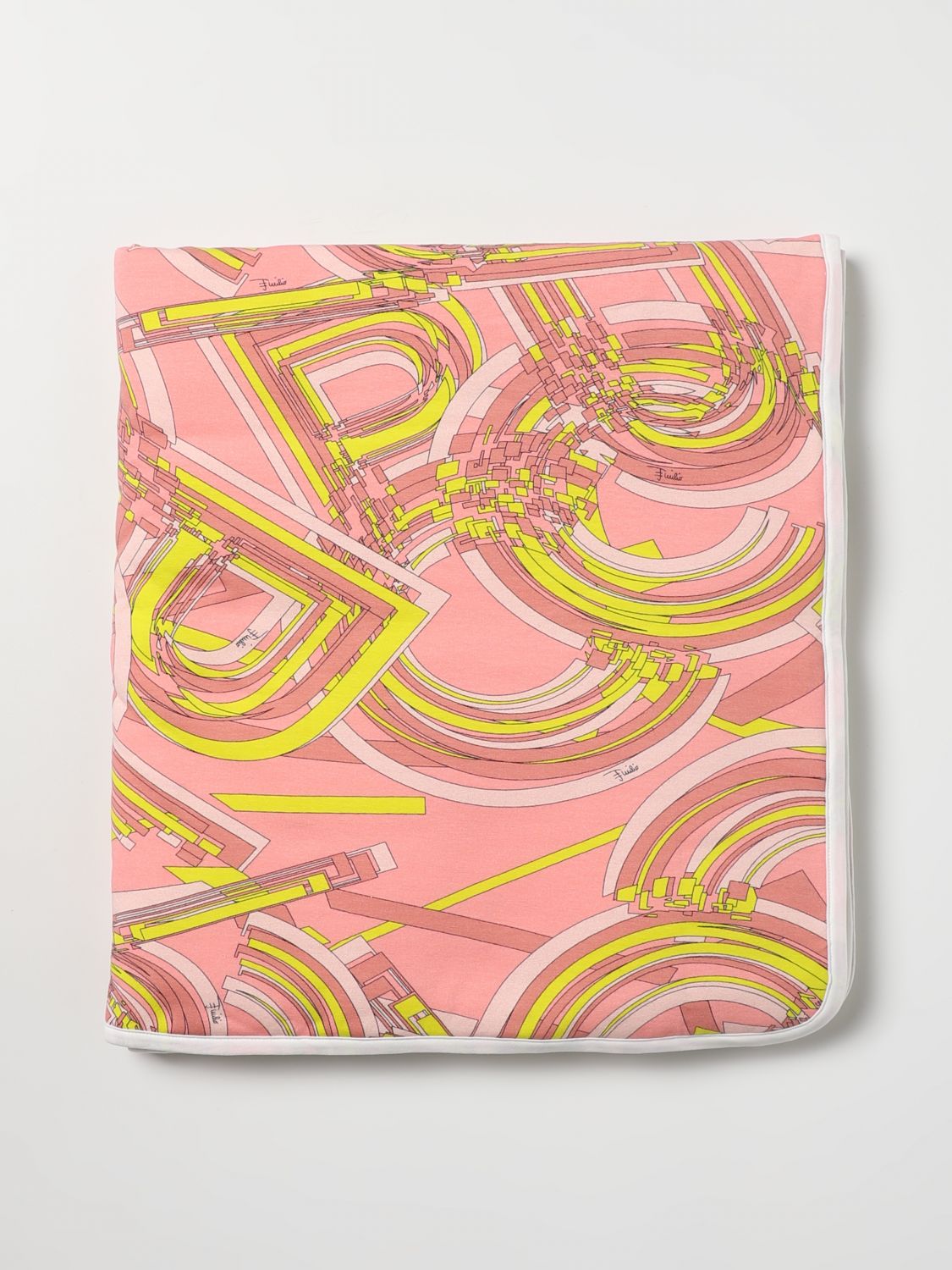 Decke Emilio Pucci: Emilio Pucci Decke mit abstraktem Print pink 1