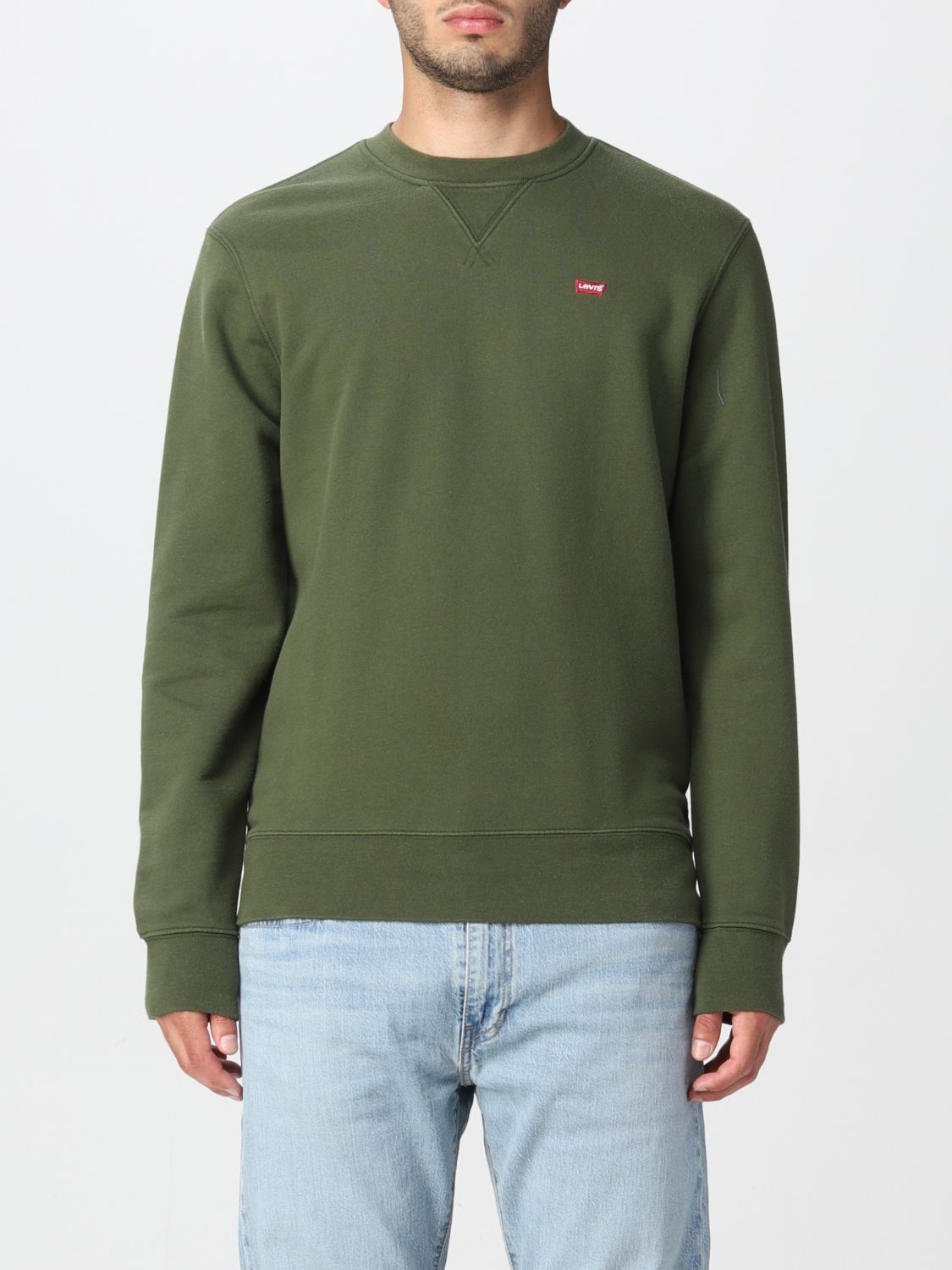 LEVI'S: sweatshirt for man - Green | Levi's sweatshirt 359090016 online on  