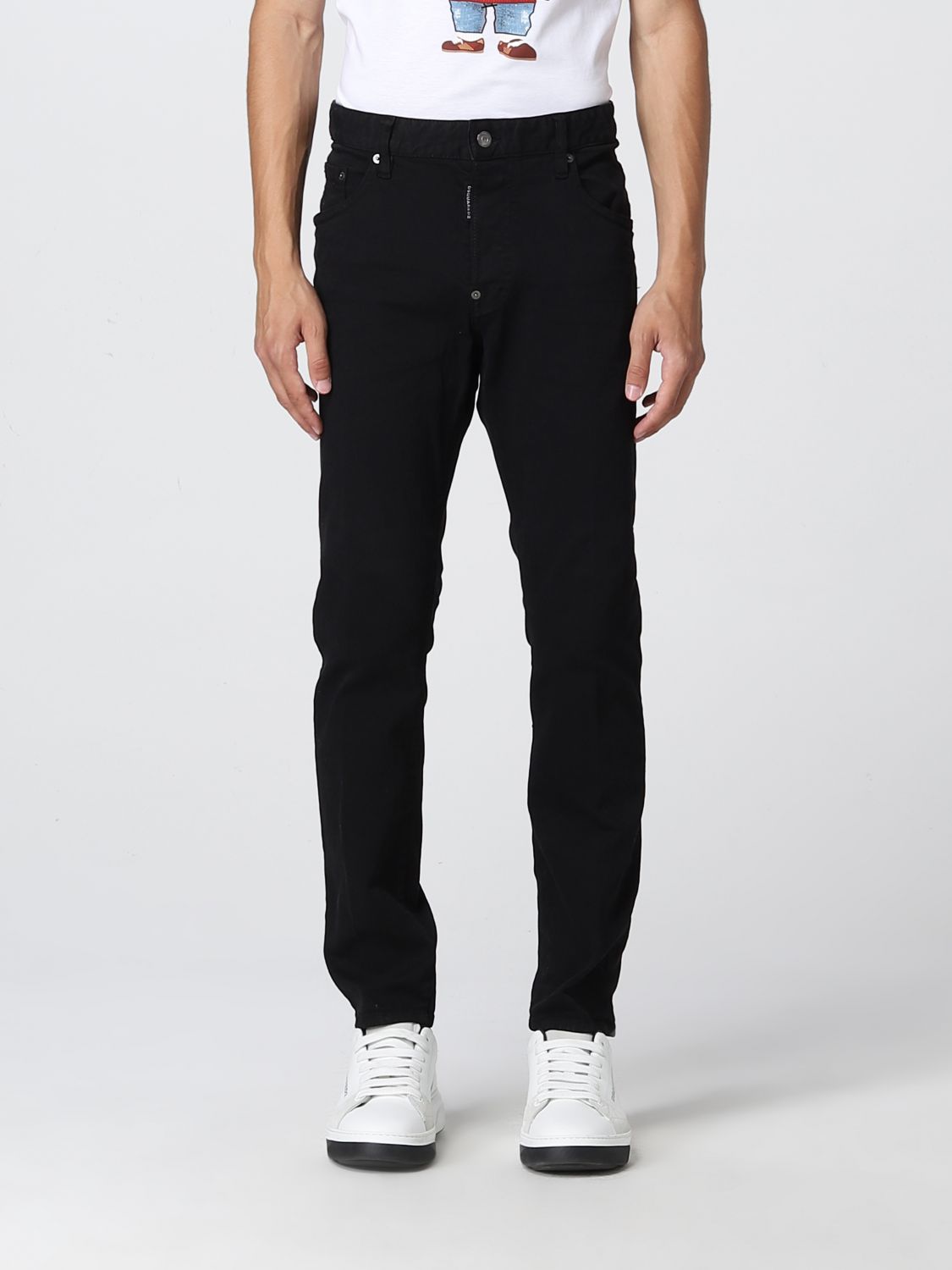 DSQUARED2: Bull slim fit jeans - Black | Jeans Dsquared2 ...