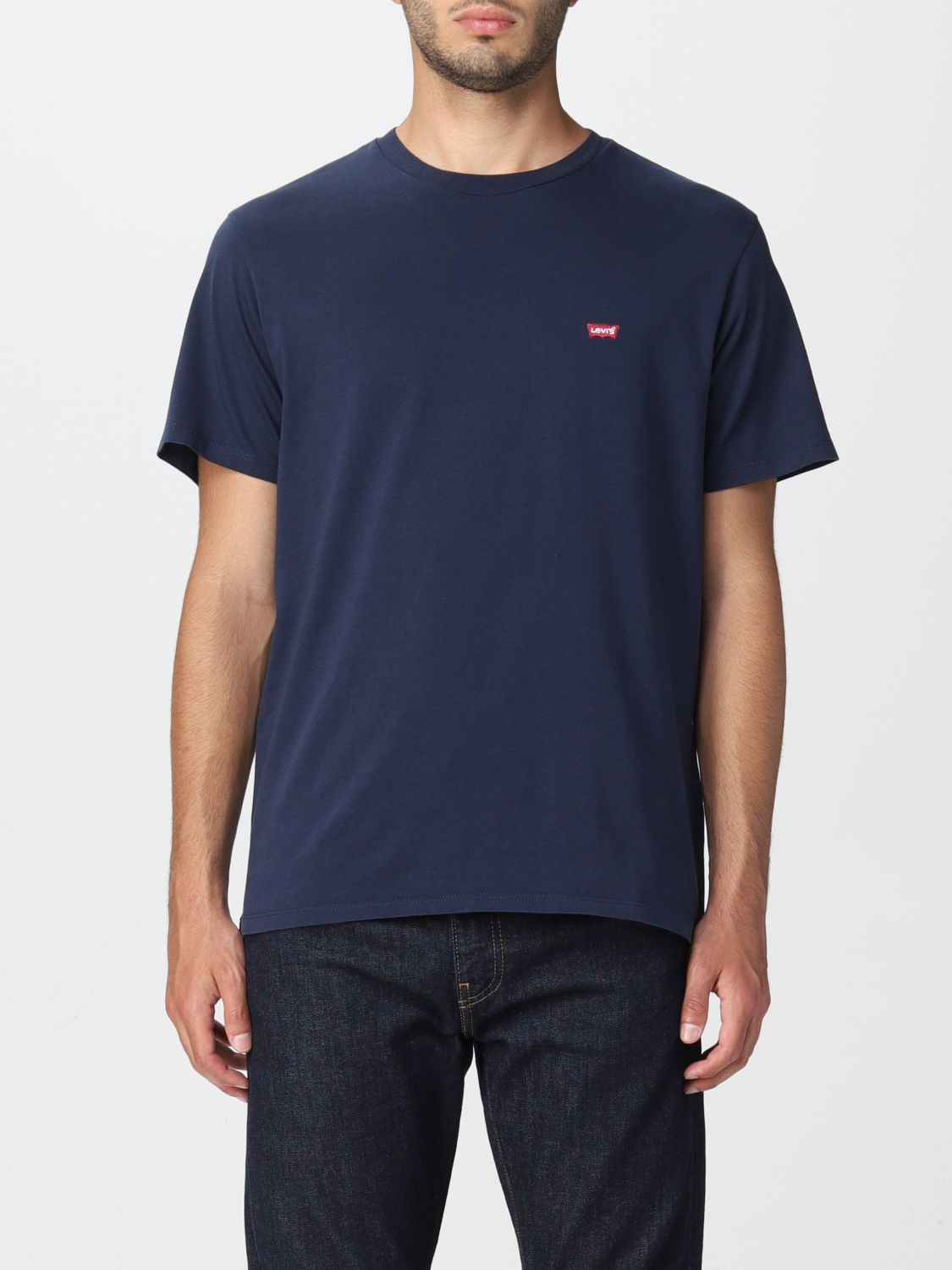 LEVI'S: t-shirt for man - Blue | Levi's t-shirt 566050017 online on ...