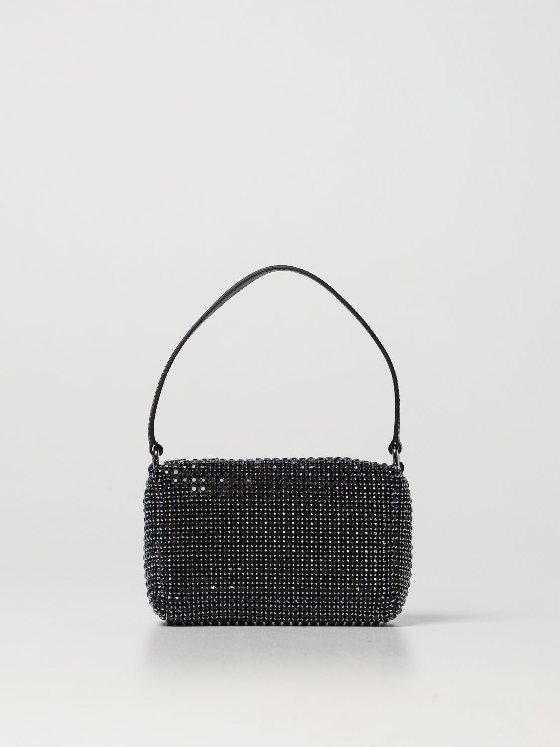 ALEXANDER WANG: Heiress pouch with crystals - Silver | Alexander Wang ...