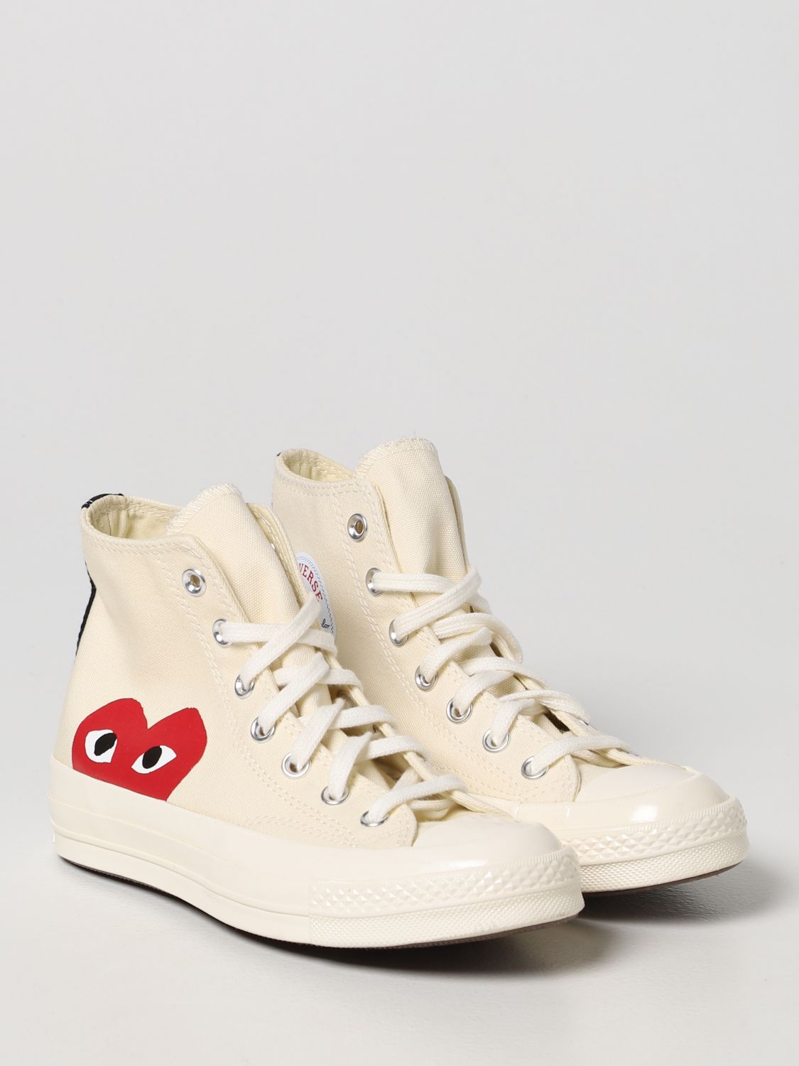 Sneakers Comme Des Garcons Play: Chuck Taylor Comme Des Garçons Play x Converse sneakers white 2