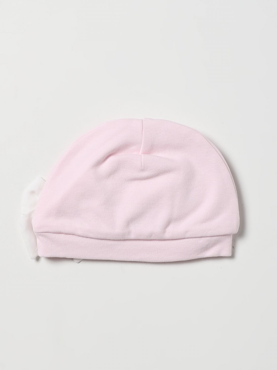 Cappello neonato Monnalisa: Cuffia Monnalisa con fiocchi rosa 2