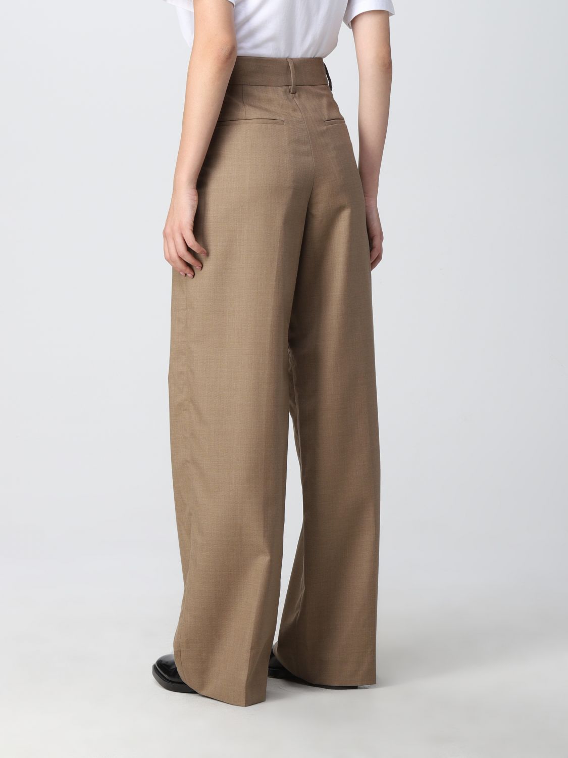 Trousers Burberry: Burberry trousers for women blush pink 3