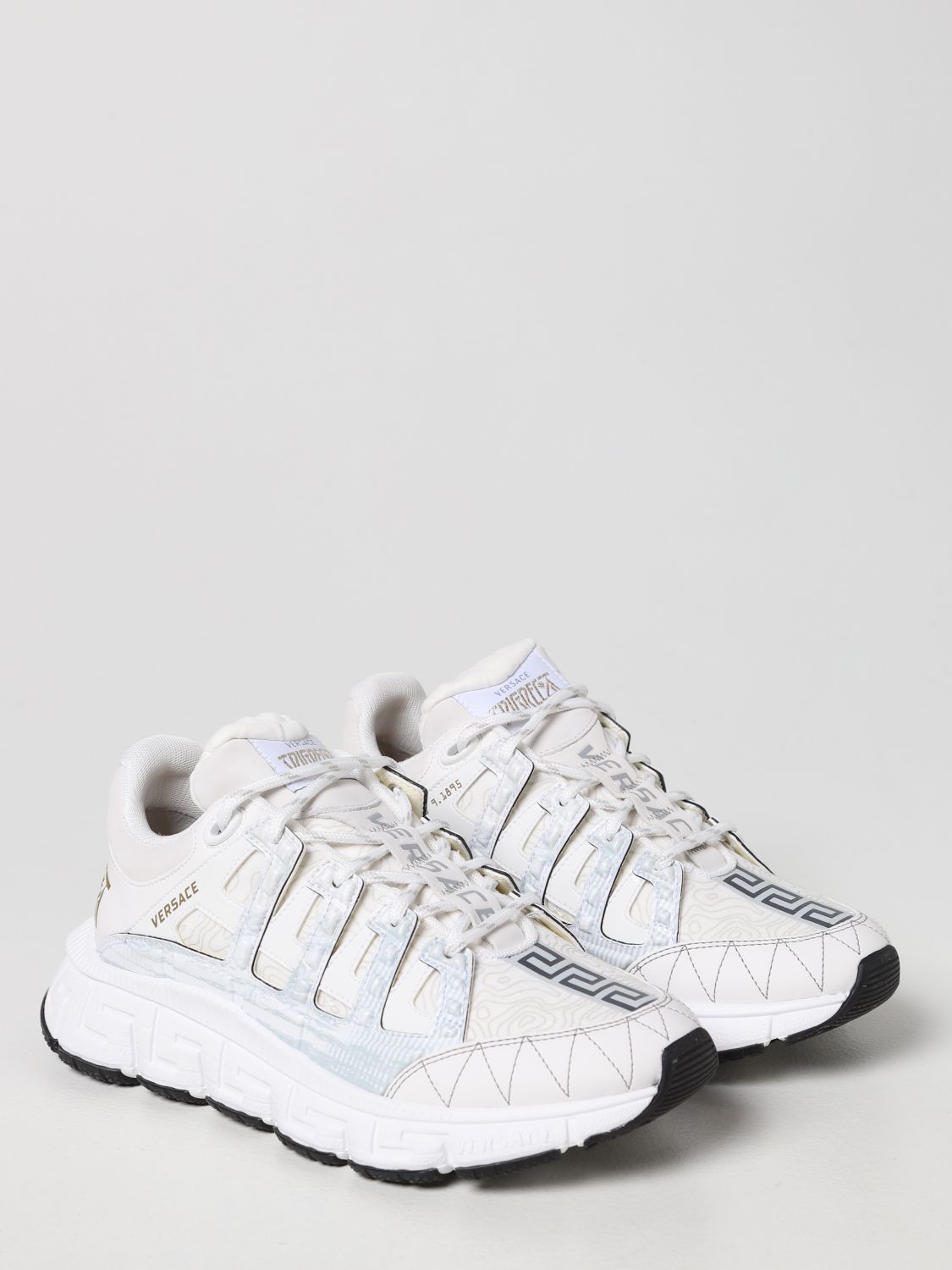Trainers Versace: Versace Trigreca trainers with logo white 2