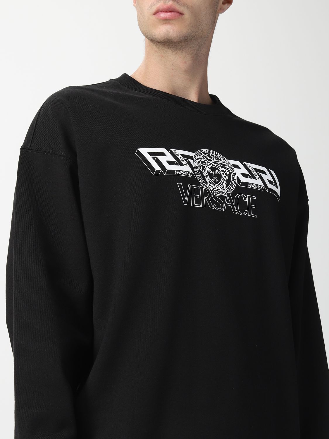 Sweatshirt Versace: Sweatshirt Versace homme noir 4
