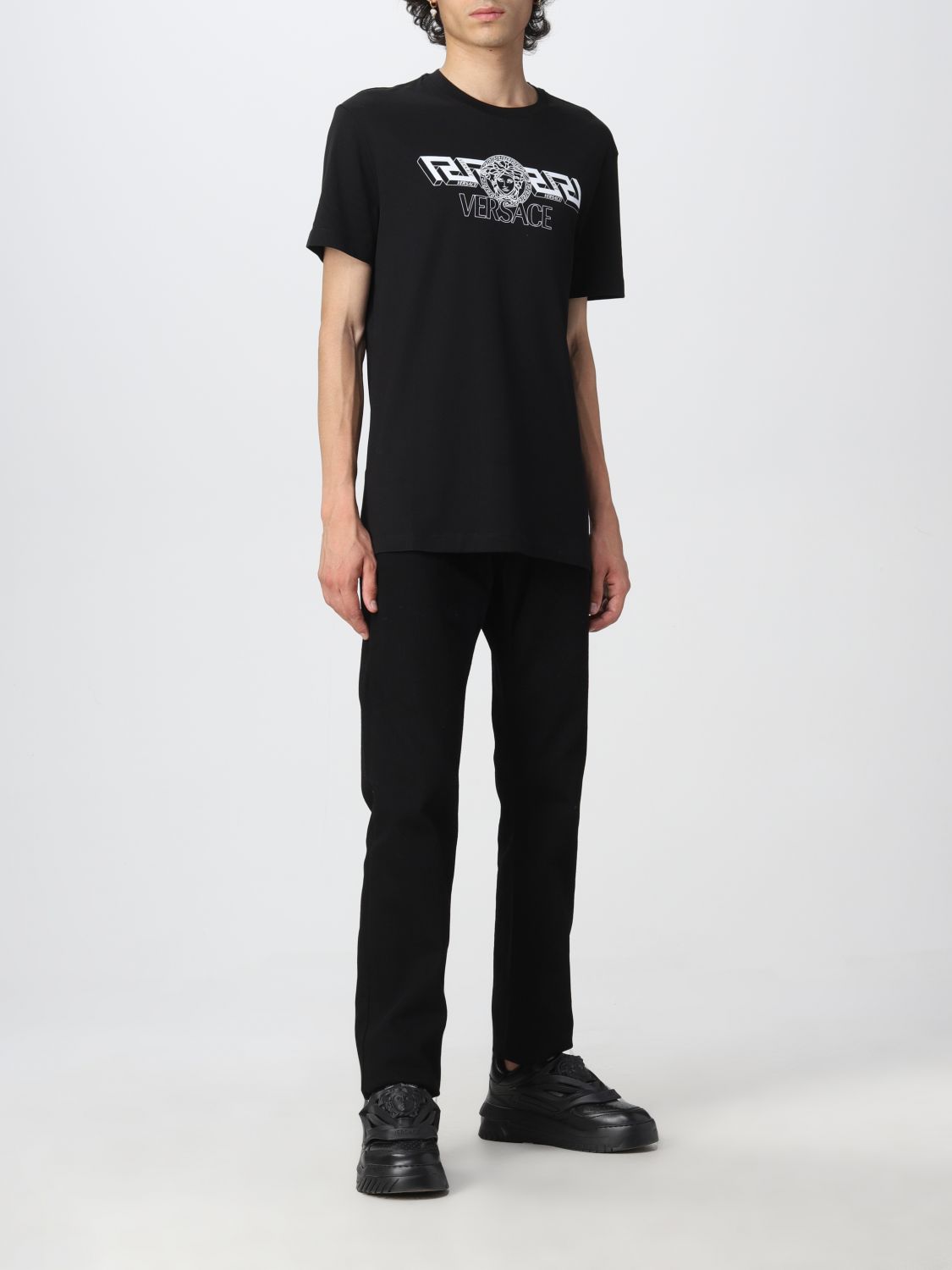 T恤 Versace: Versacet恤男士 黑色 2