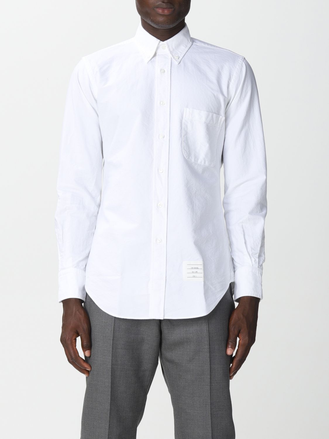 Camisa Thom Browne: Camisa Thom Browne para hombre blanco 1