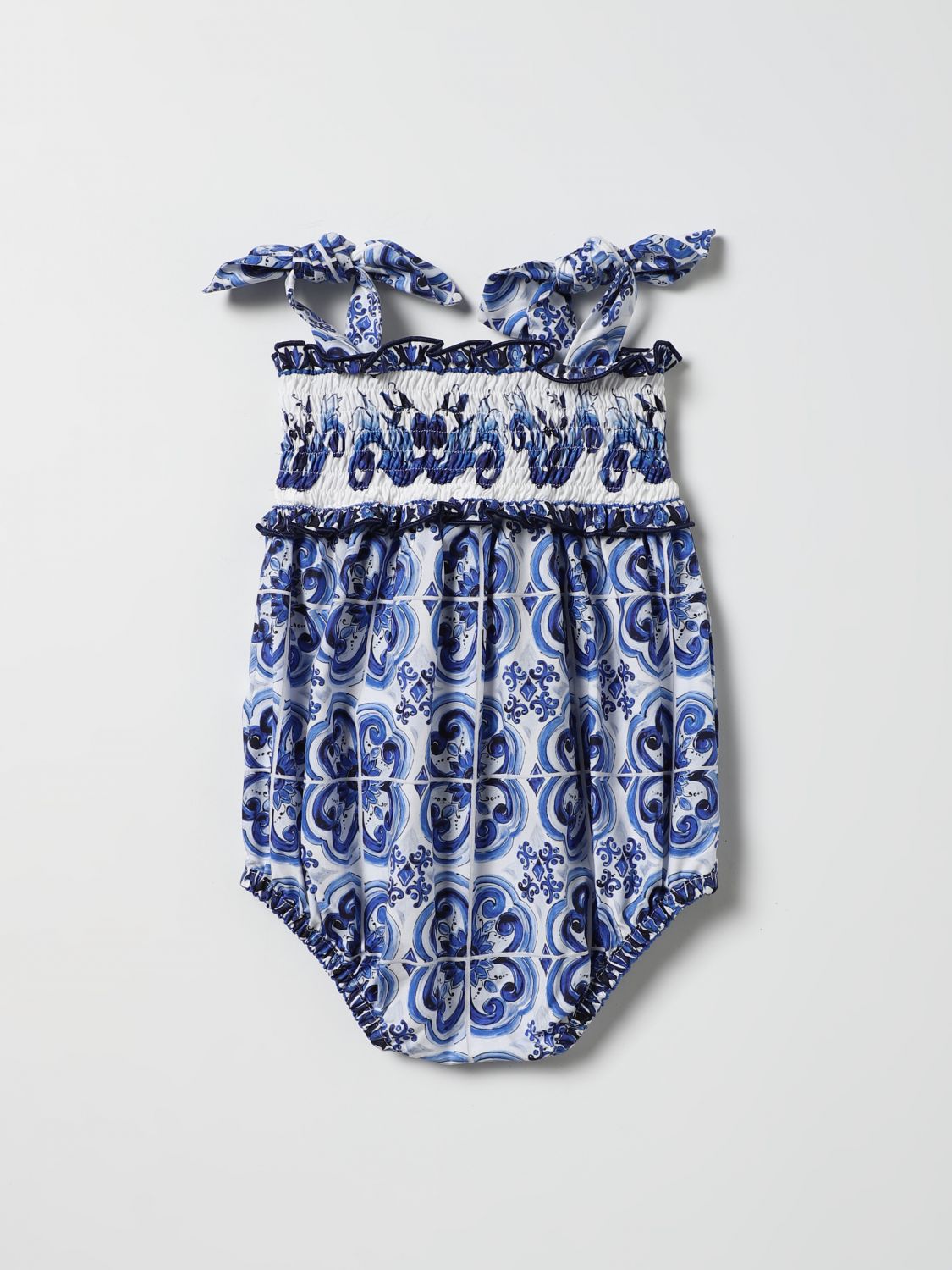 Body Dolce & Gabbana: Dolce & Gabbana Strampler mit Print blau 2